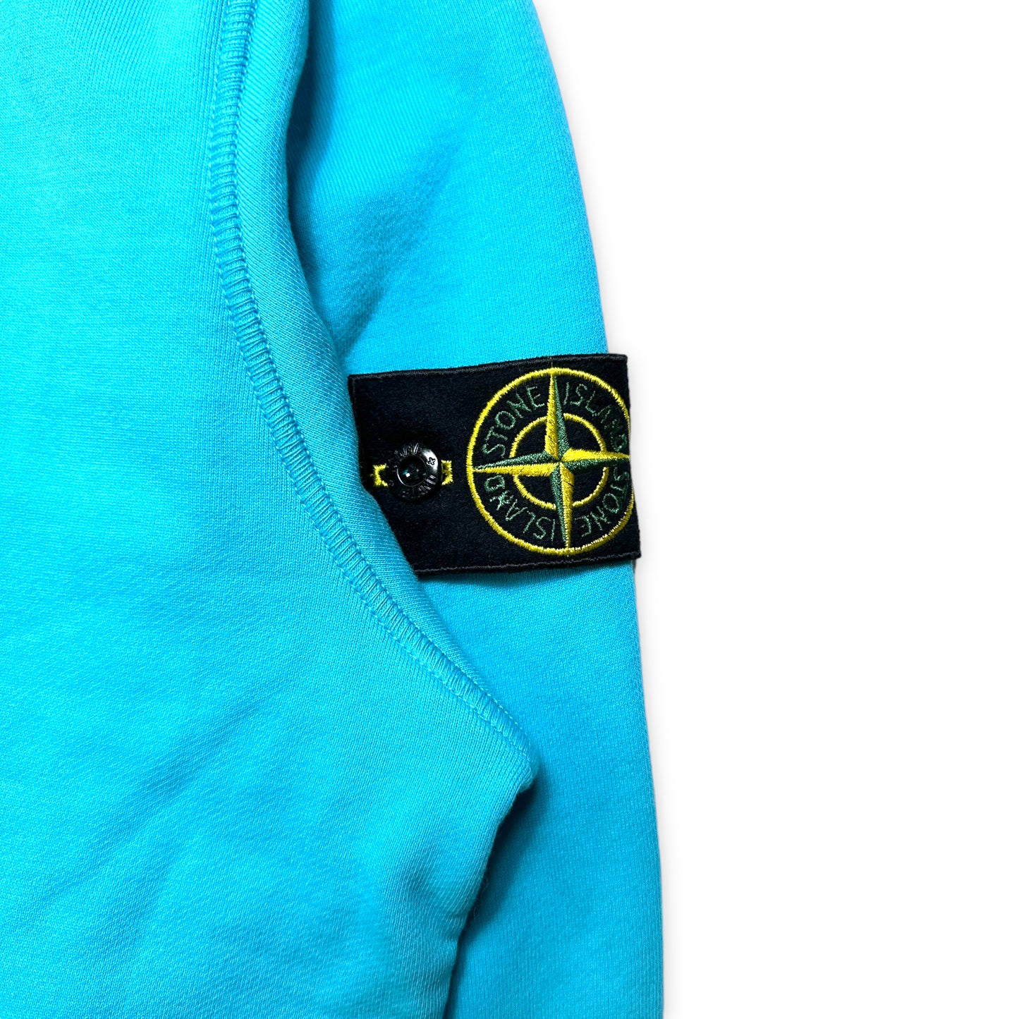 SS22' Stone Island Marina Blue Crewneck - Extra Large