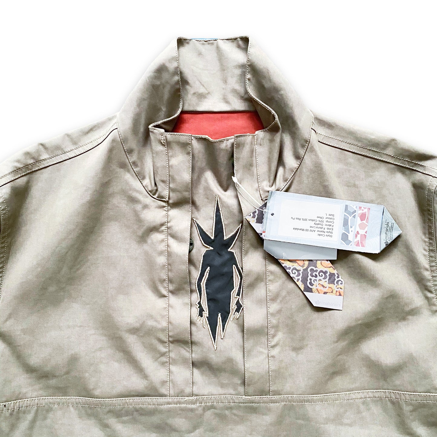 AW00 ' Maharishi x Futura 3M 反射 'Pointman' クォーター ジップ スモック - L