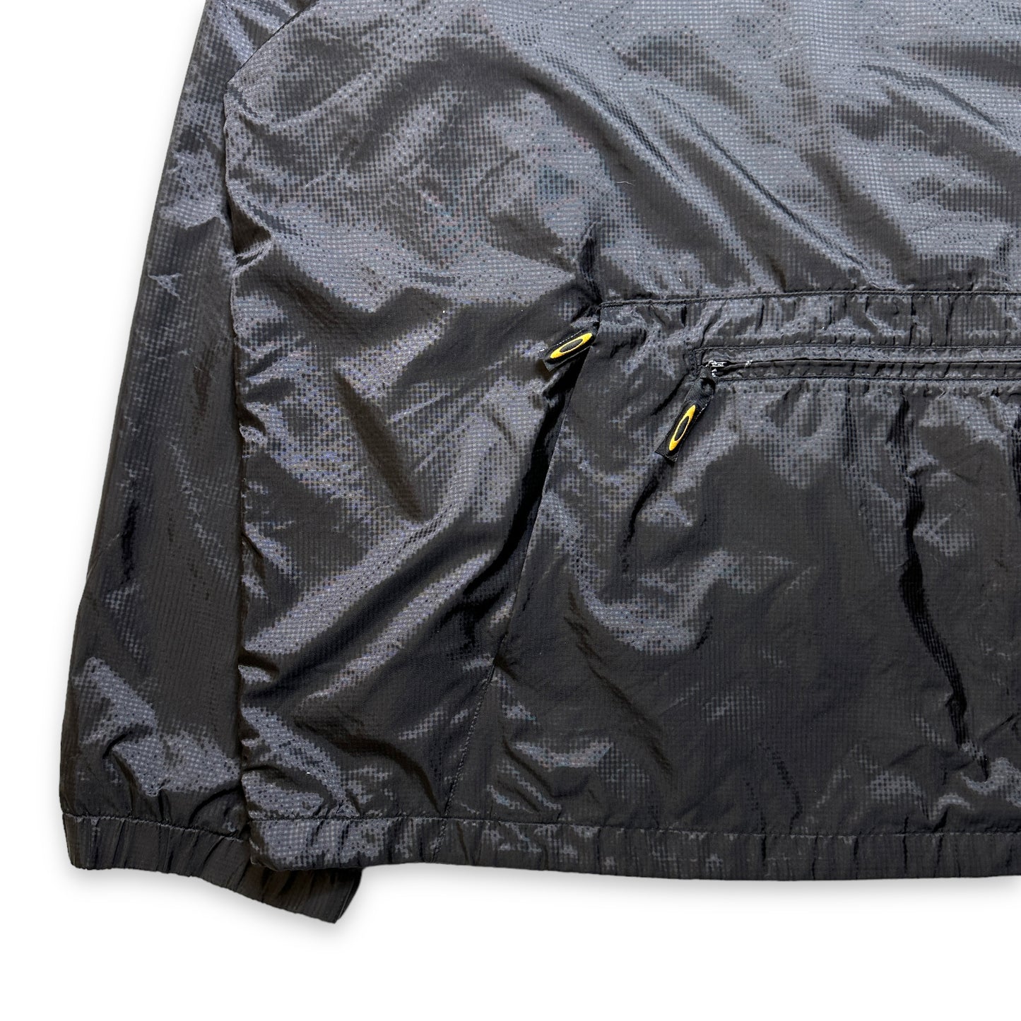Anorak à enfiler Oakley Software Jet Black Nylon Shimmer - Extra Large / Extra Extra Large