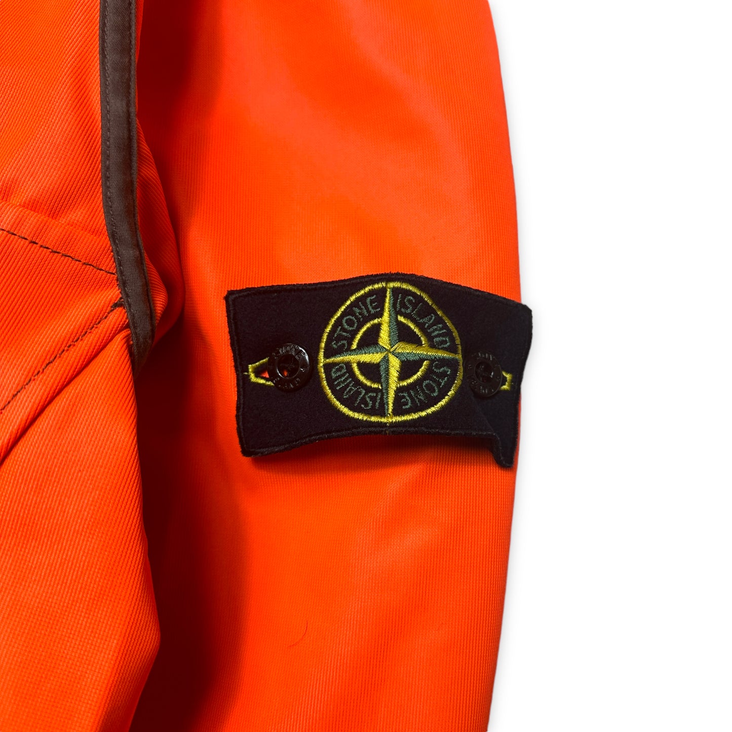 AW05' Stone Island Fluorescent Orange Reversible Jacket - Extra Large / Extra Extra Large