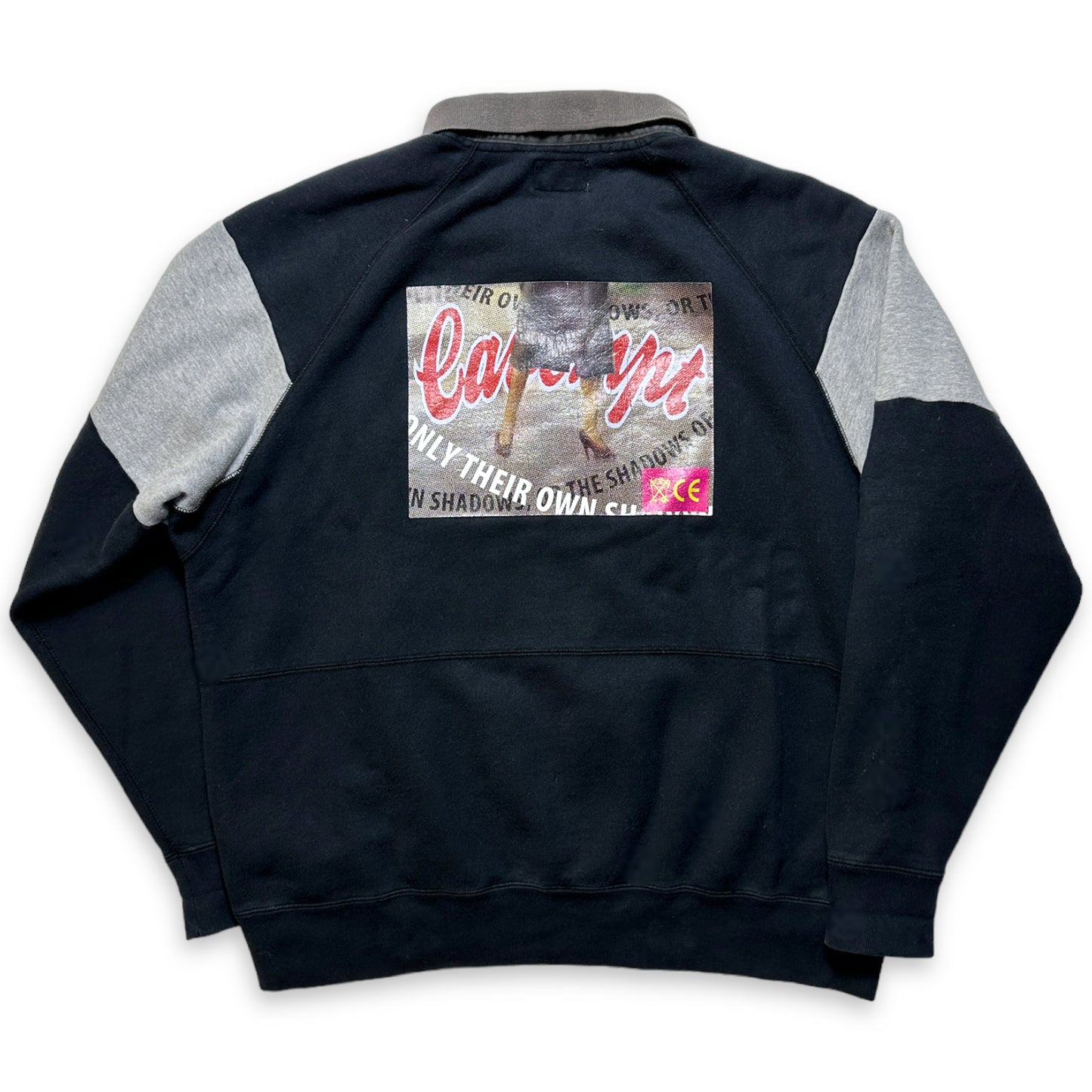 Cav Empt Spellout Rugby Polo Sweater - Medium / Large