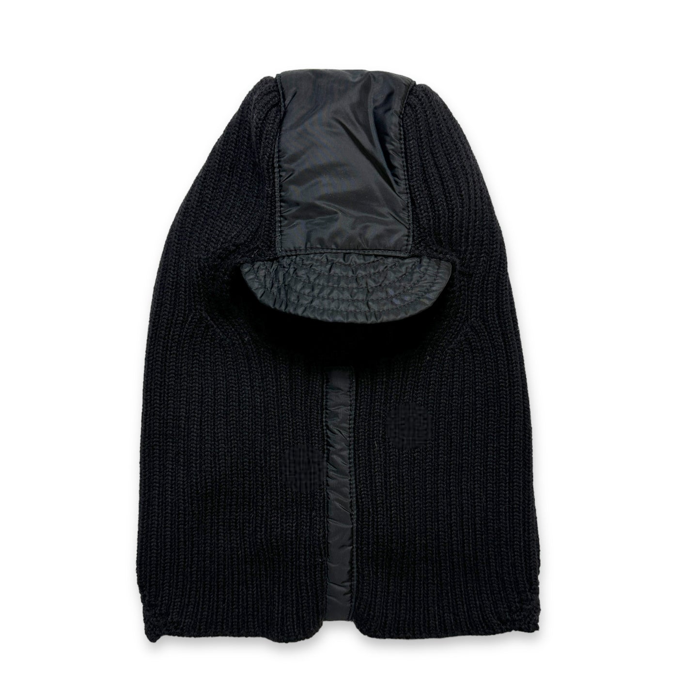 Early 2000's Prada Sport Jet Black Nylon/Knit Balaclava