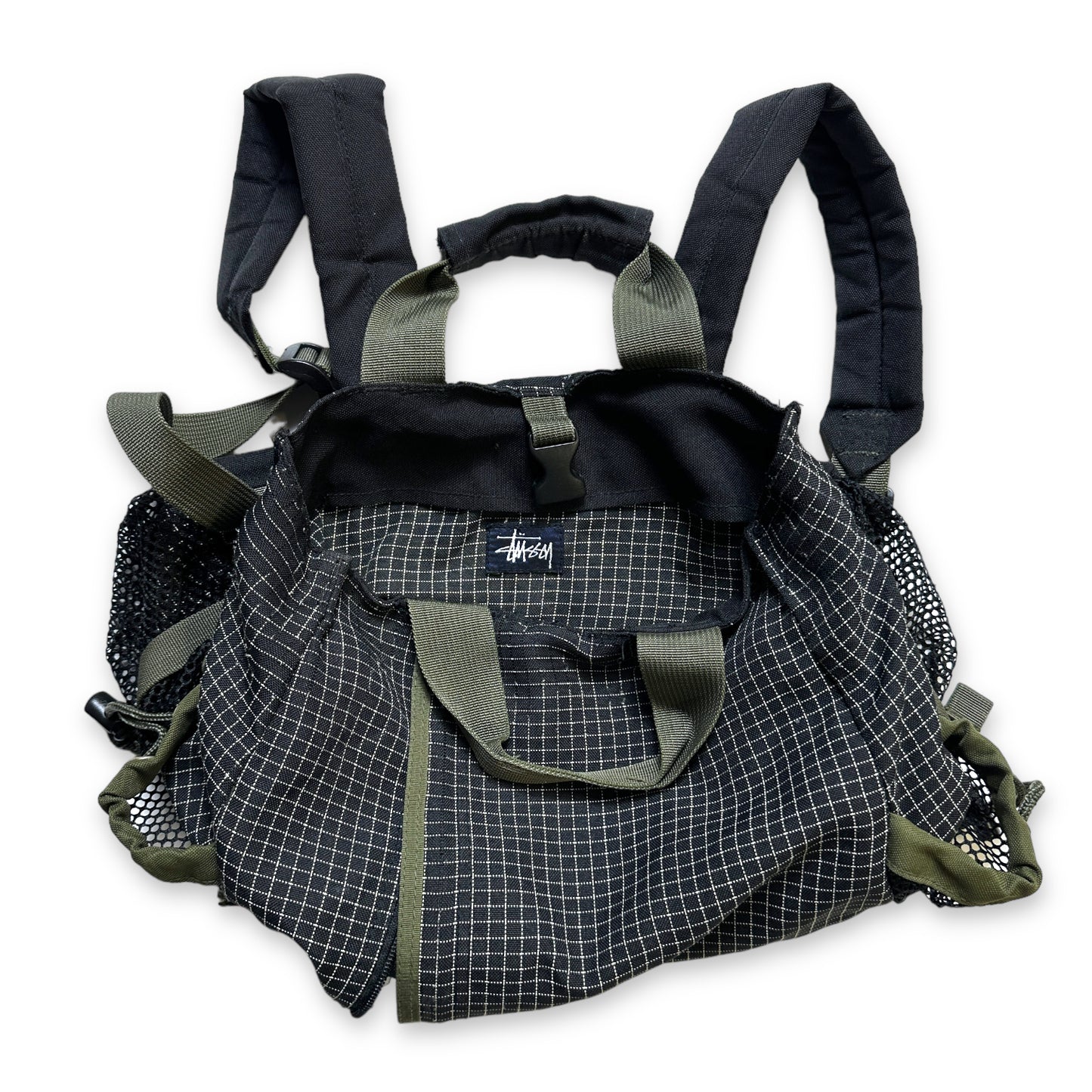 Sac à dos Stüssy Grid du début des années 2000