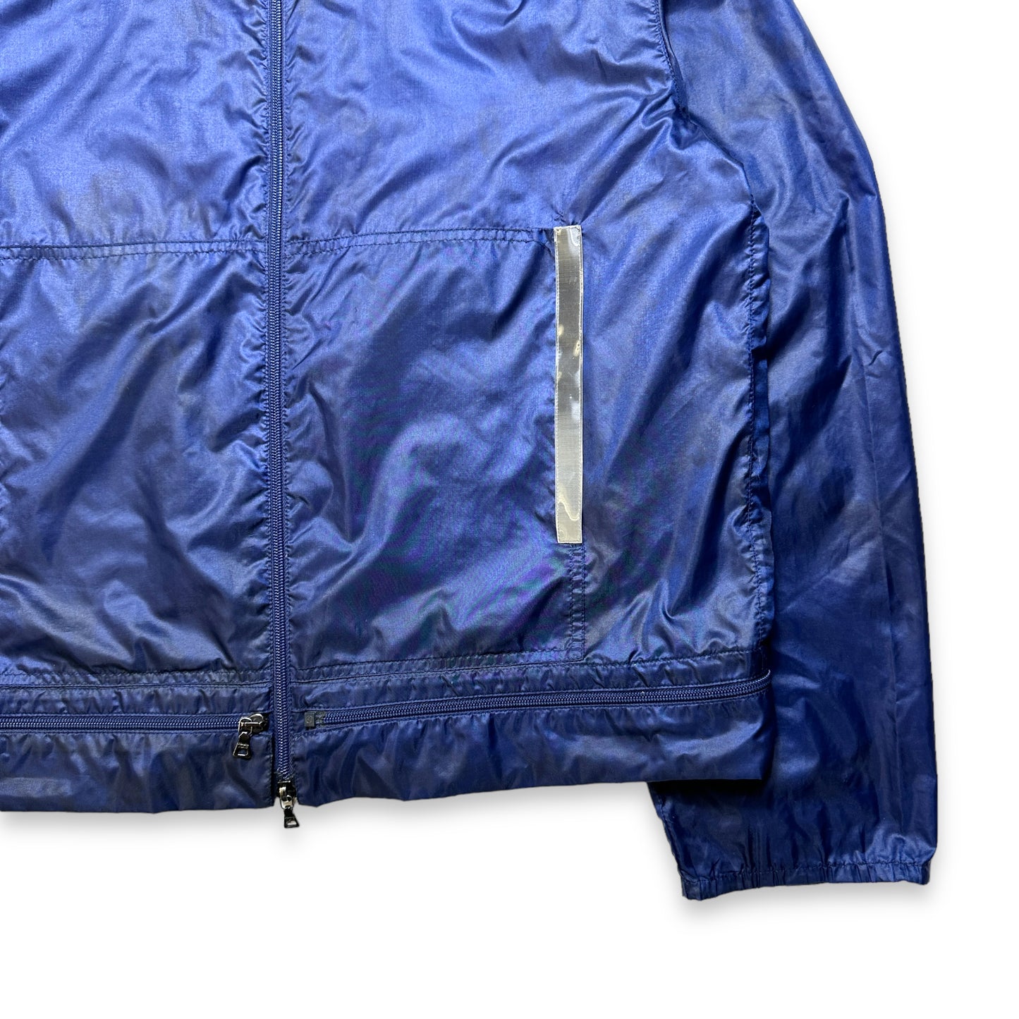 SS99' Prada Royal Blue Hooded Jacket - Medium / Large