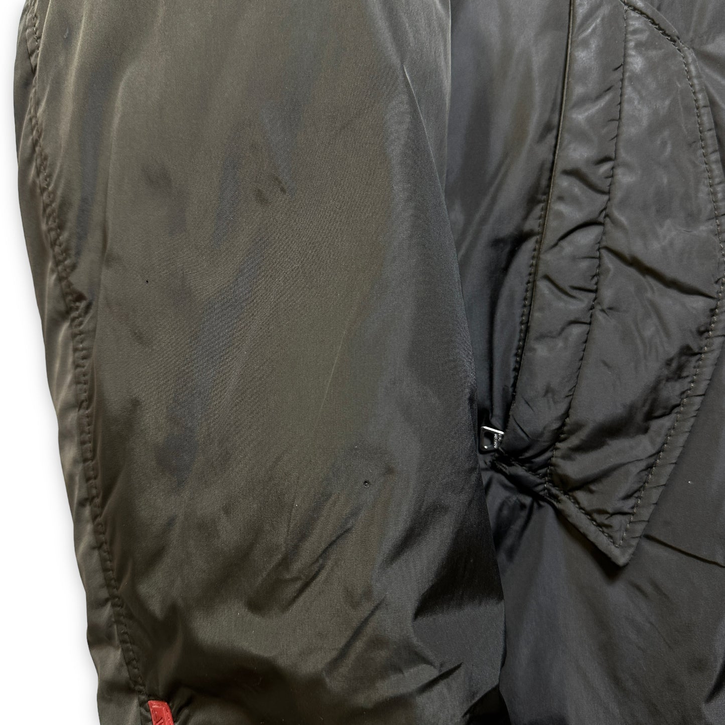 Trench-Coat rembourré Prada du début des années 2000 - Extra Large / Extra Extra Large