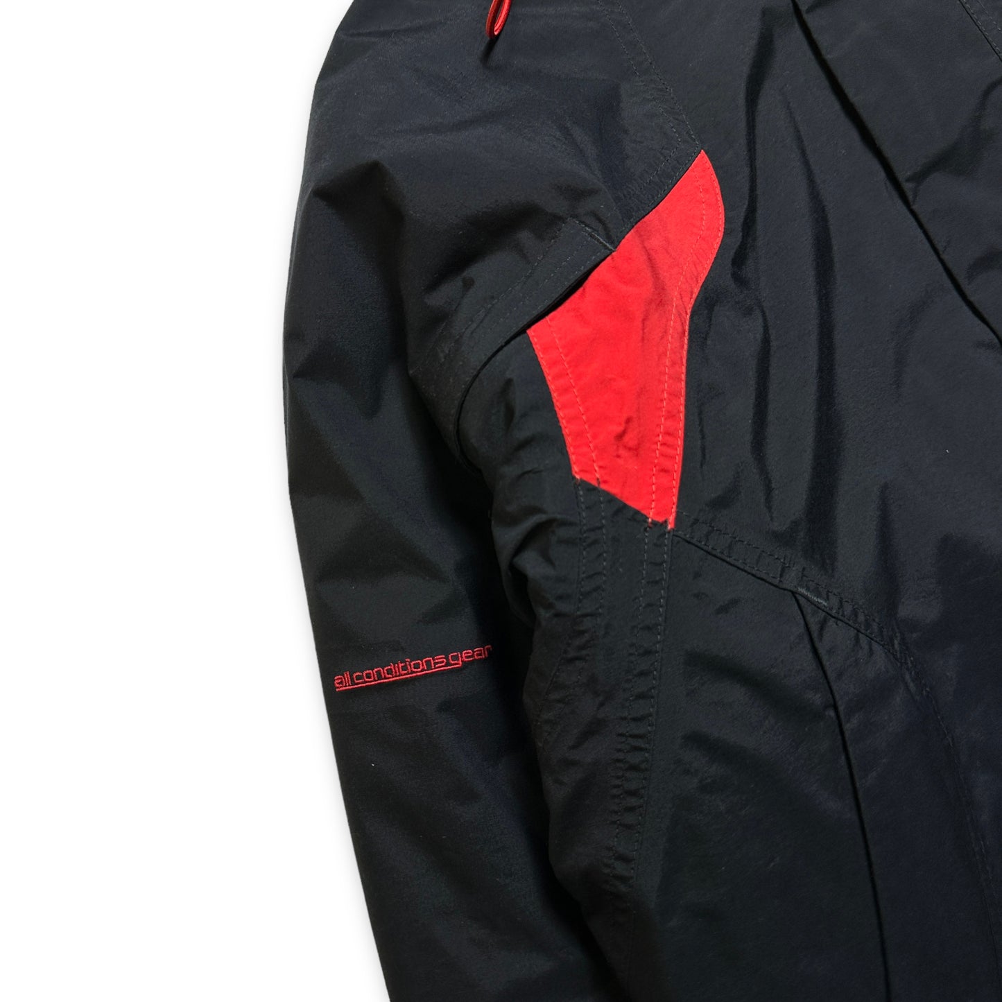Early 2000's Nike ACG Black/Red 2in1 Padded Jacket - Medium