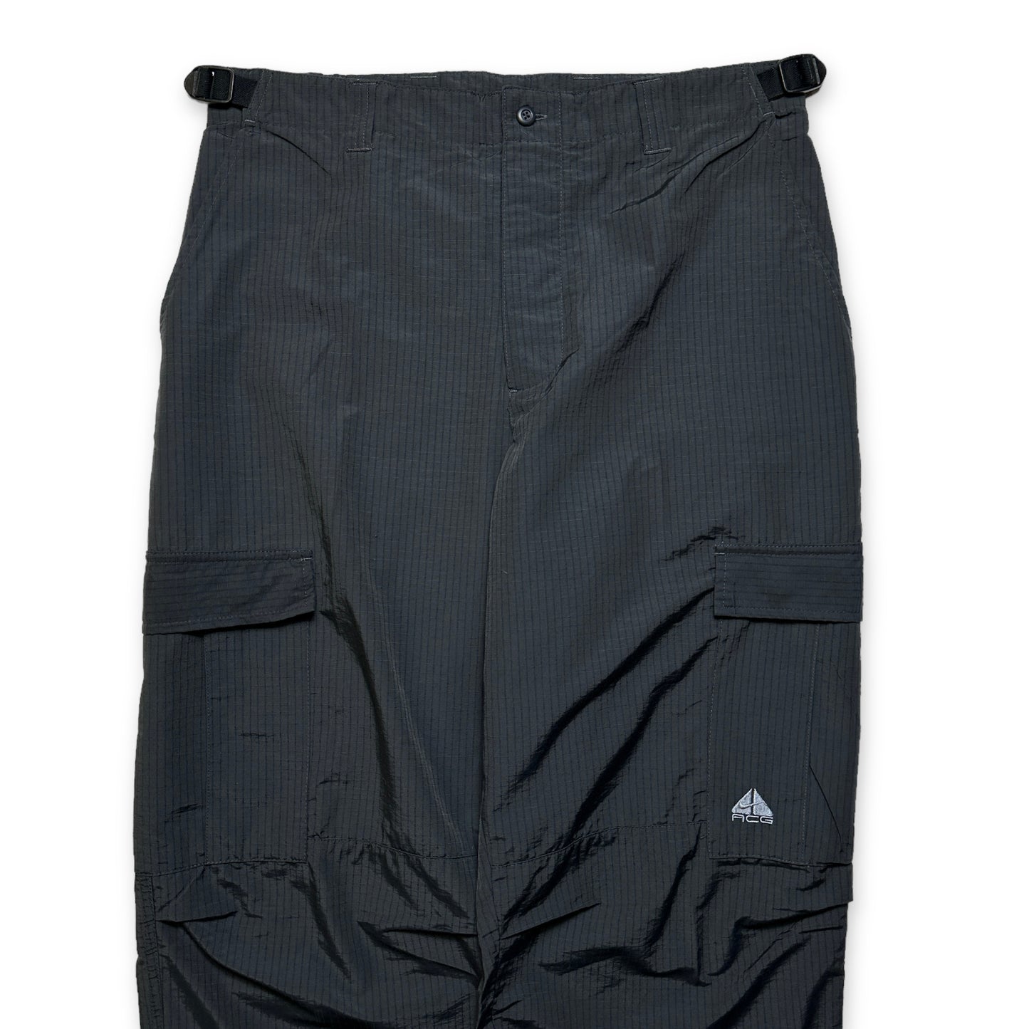 Pantalon cargo Nike ACG Rip-Stop Nylon de la fin des années 1990 - Taille 32 »