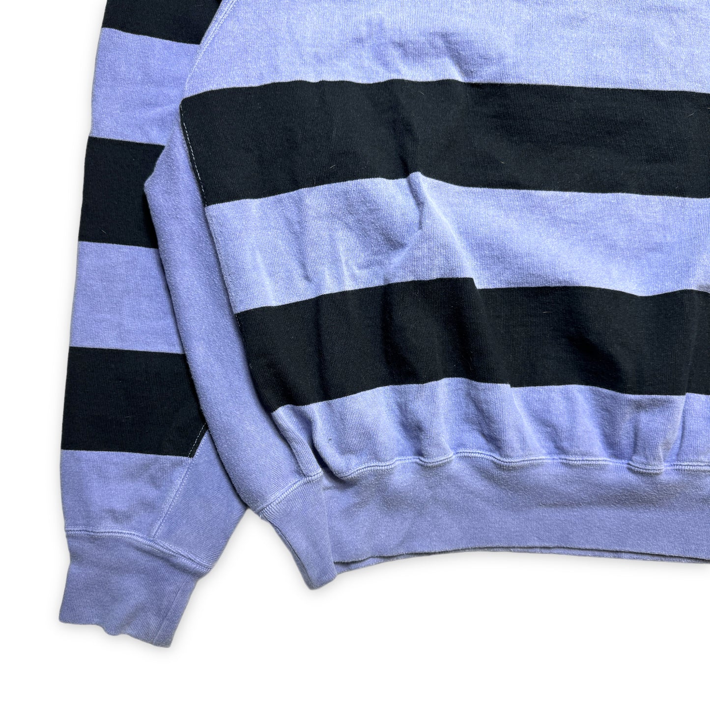 Cav Empt Violet / Noir Rayé Crewneck - Moyen / Grand