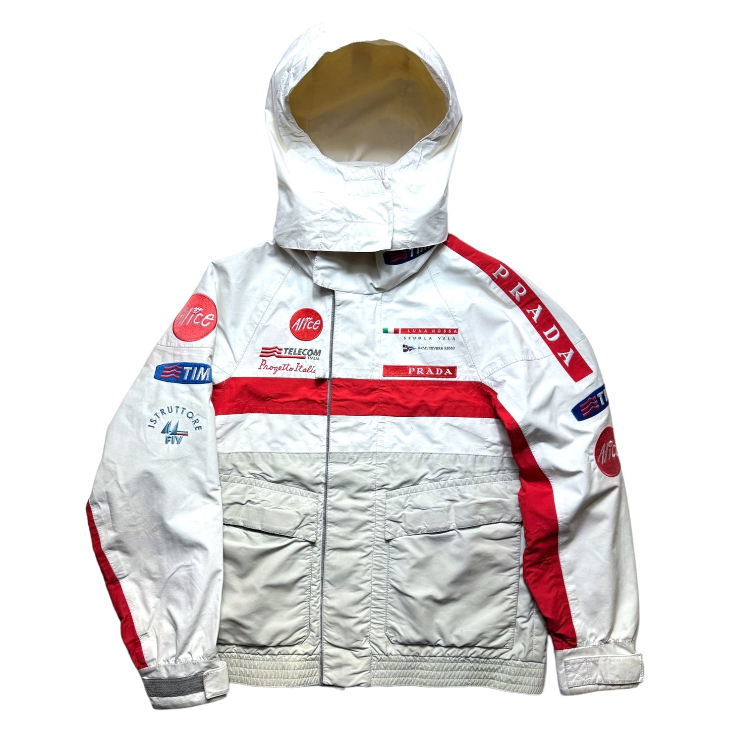 2003 Prada Luna Rossa Challenge Hooded Racing Jacket - Small