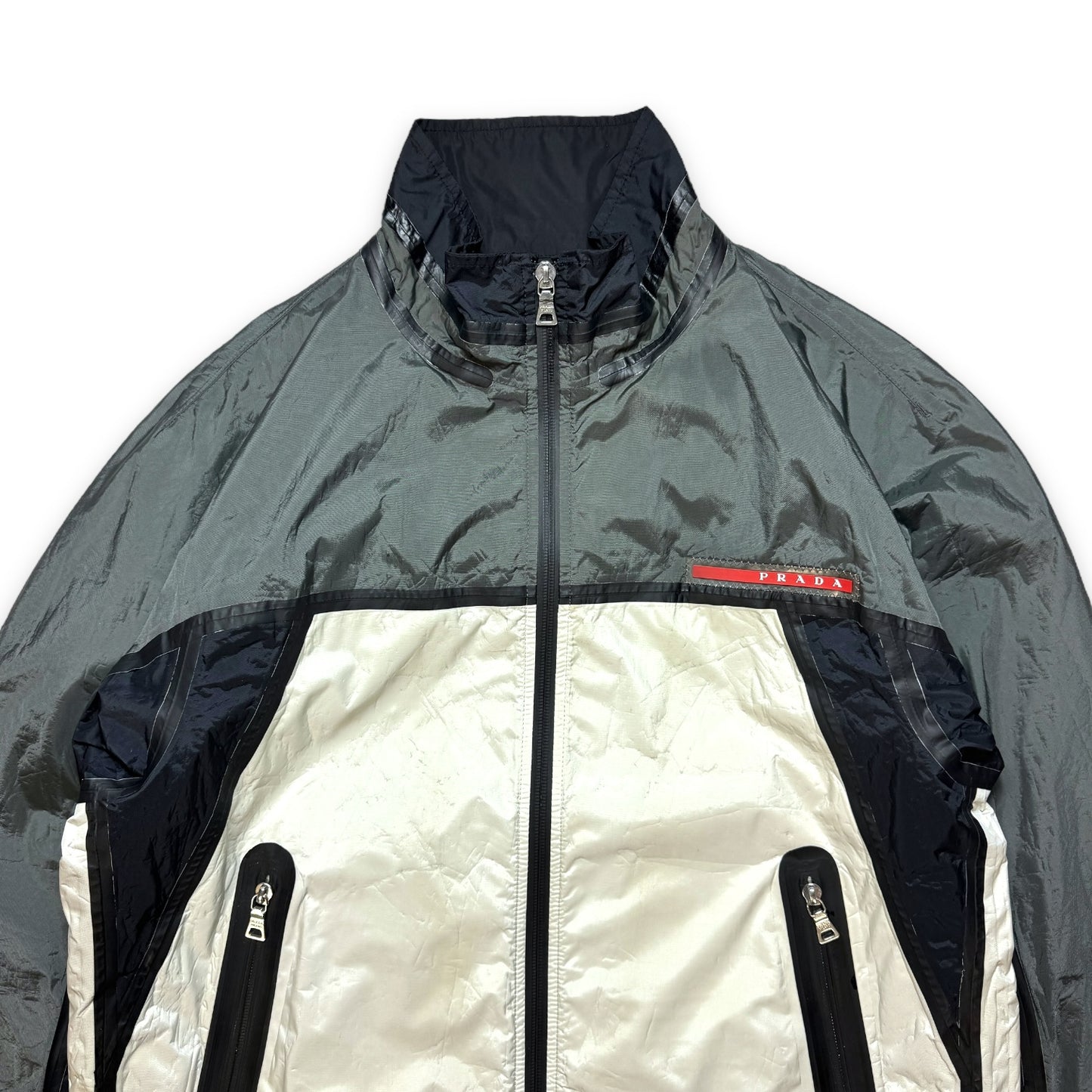 Prada Sport Reversible 2in1 Taped Seam Harrington Jacket - Medium
