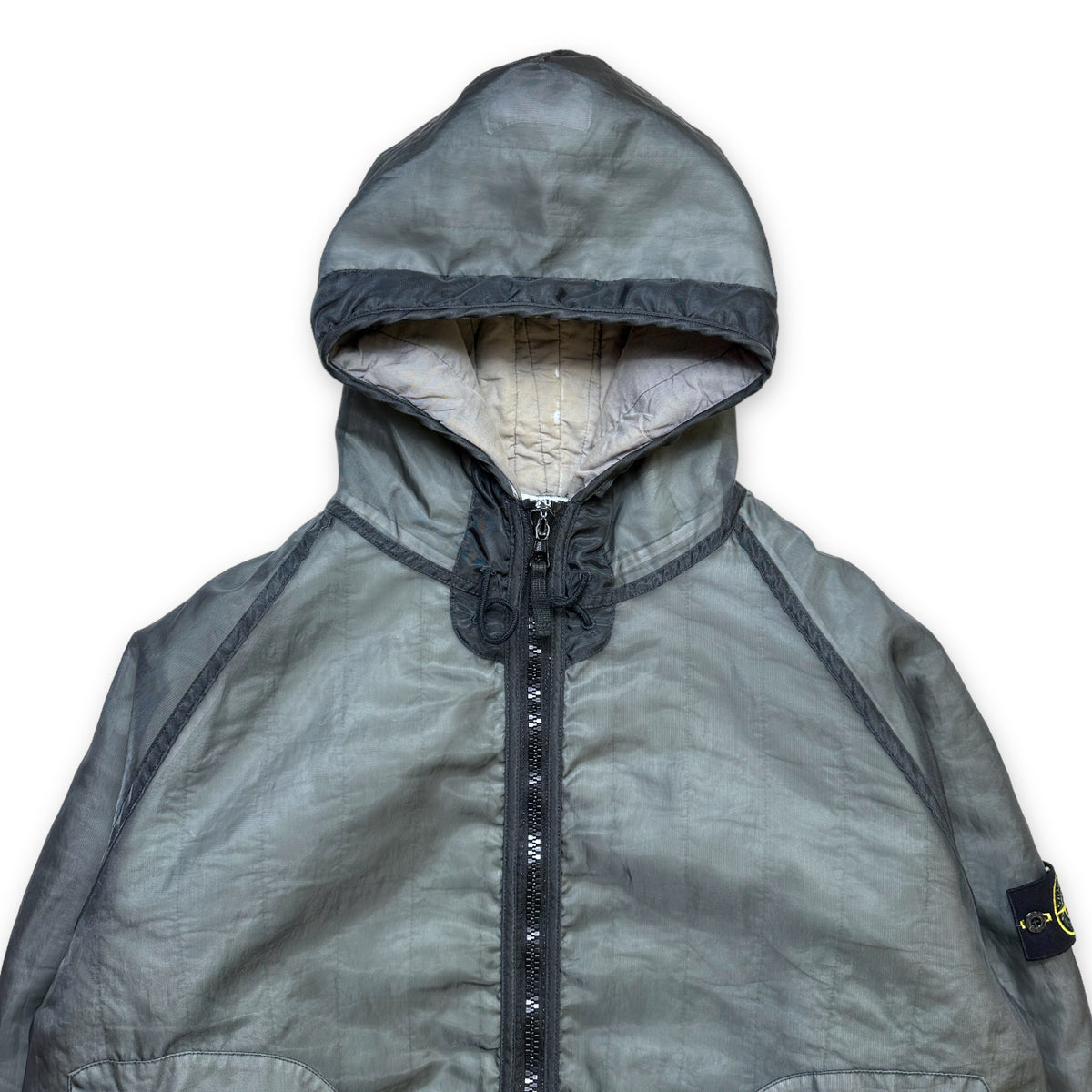 AW01' Stone Island Quilted Monofilament Jacket - Extra Large 