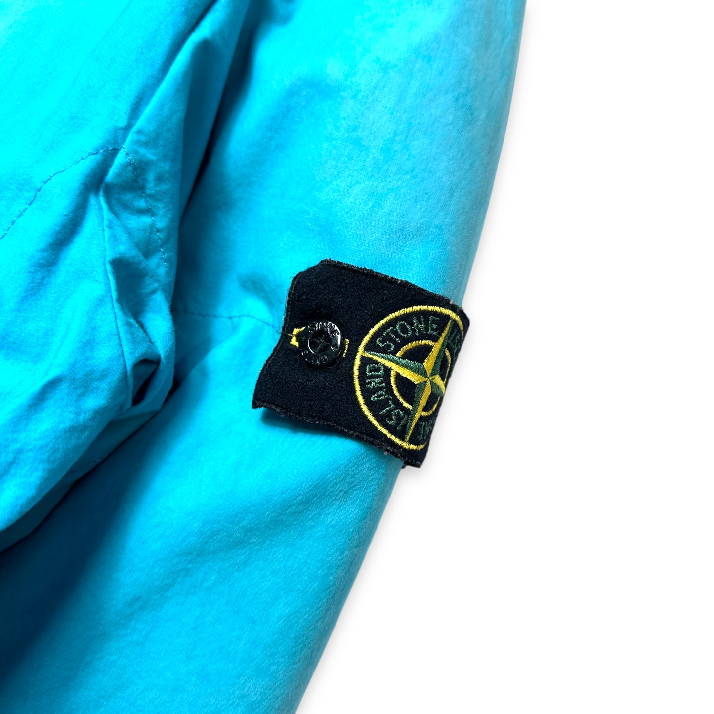 Early 2000's Stone Island Waxed Cotton Down Jacket - Small / Medium