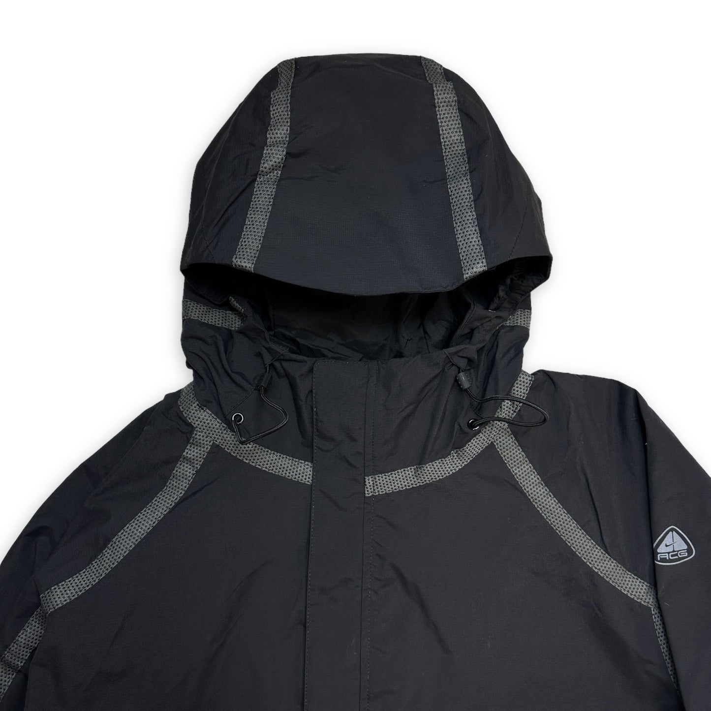 Nike ACG Jet Black Outer Taped Waterproof Jacket - Medium / Large