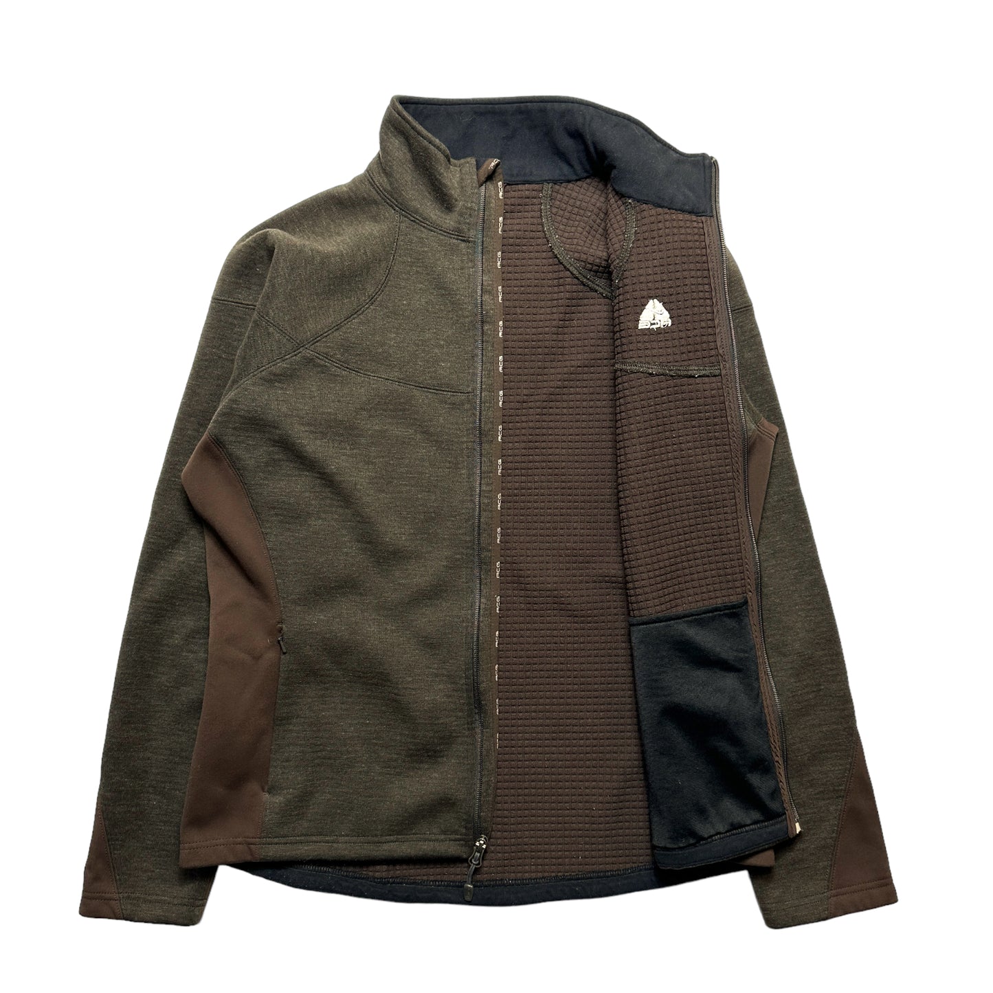Nike ACG Brown Panelled Track Jacket - Medium