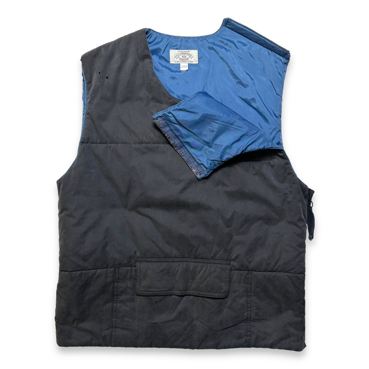 Gilet rembourré Emporio Armani Pullover des années 1990 - Moyen
