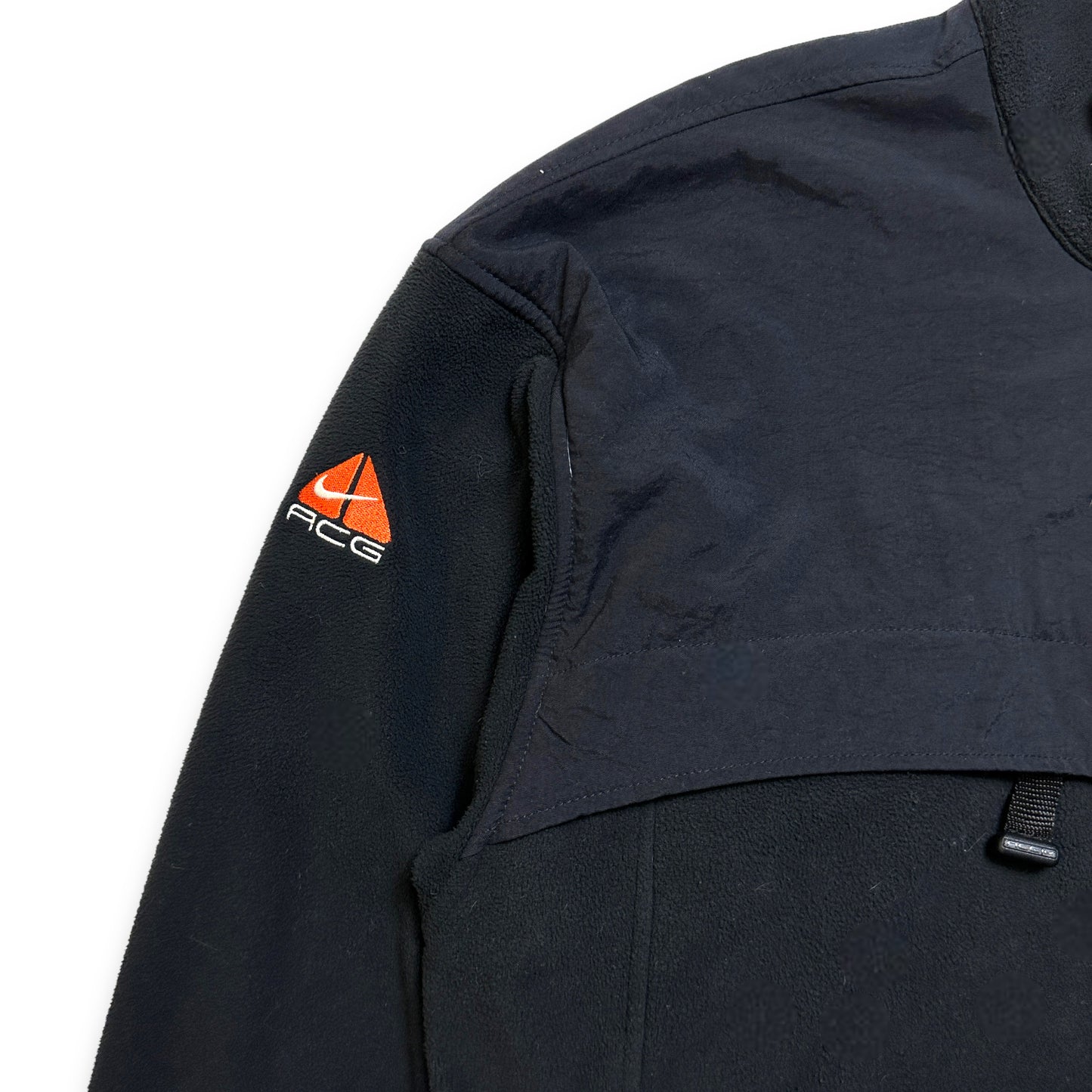 Nike ACG Jet Black Zipped Fleece - Extra Large / Extra Extra Large