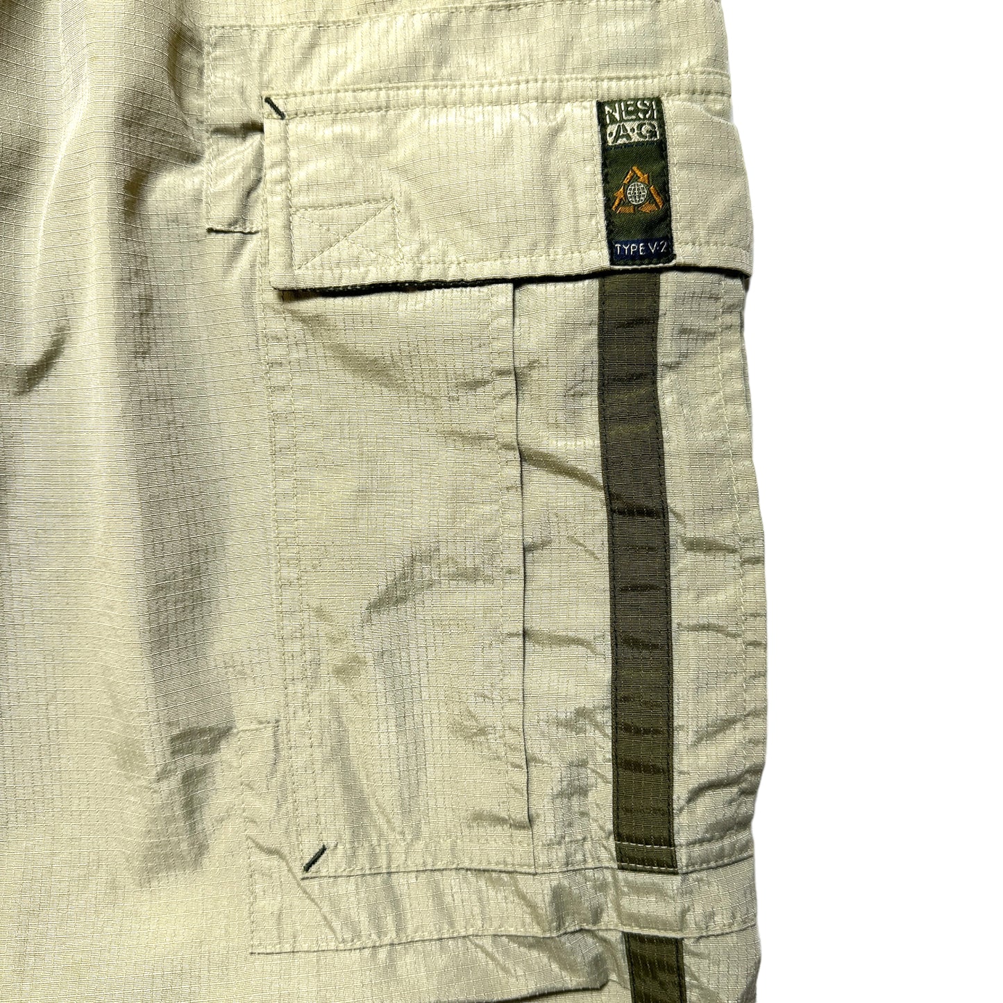 Nesi AG Pantalon cargo beige baggy - Taille 34"
