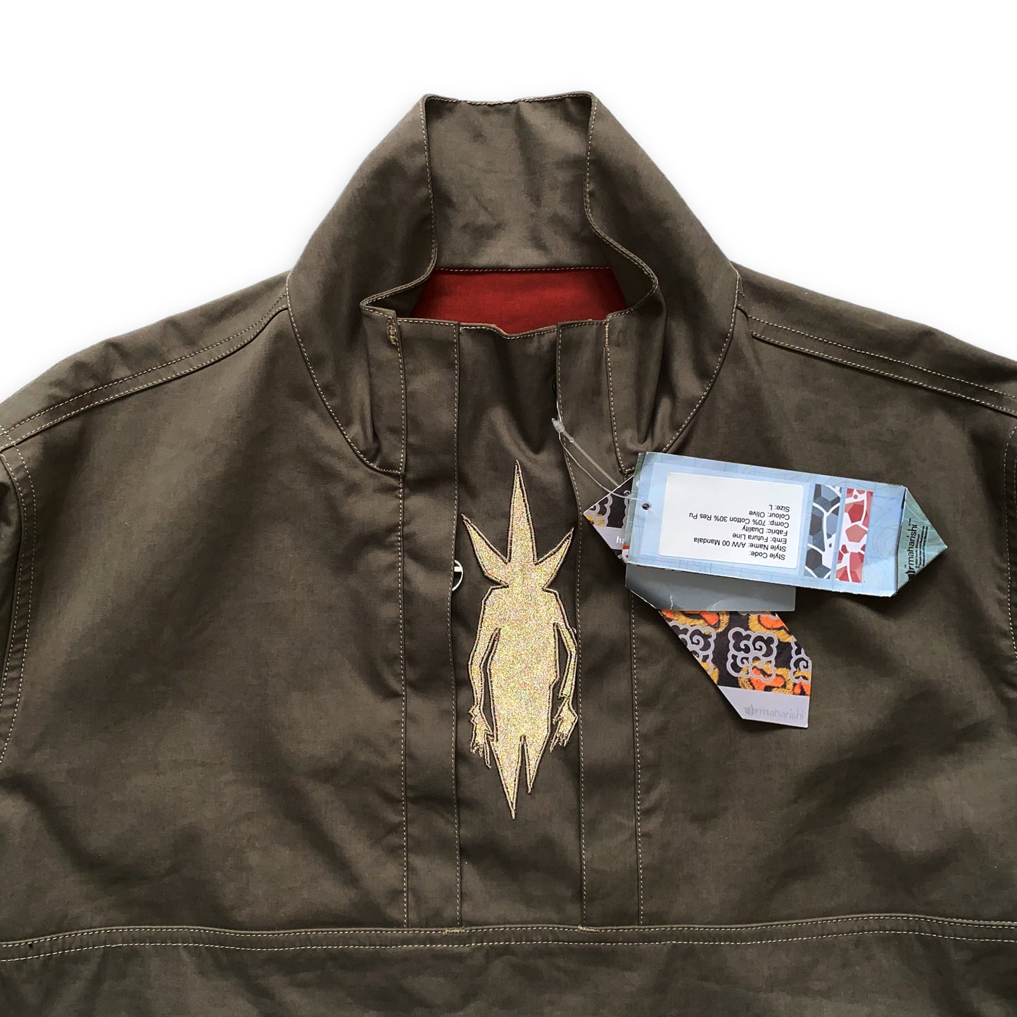 AW00 ' Maharishi x Futura 3M 反射 'Pointman' クォーター ジップ スモック - L