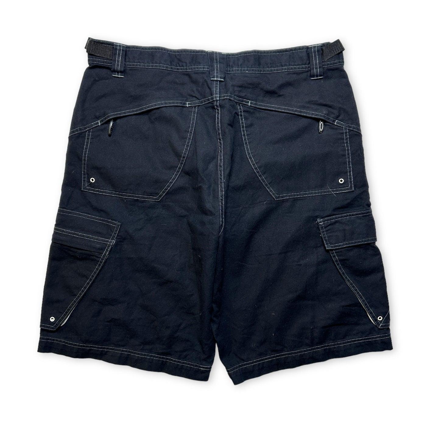 Short cargo Oakley Jet Black en coton épais - Taille 30" et 38"