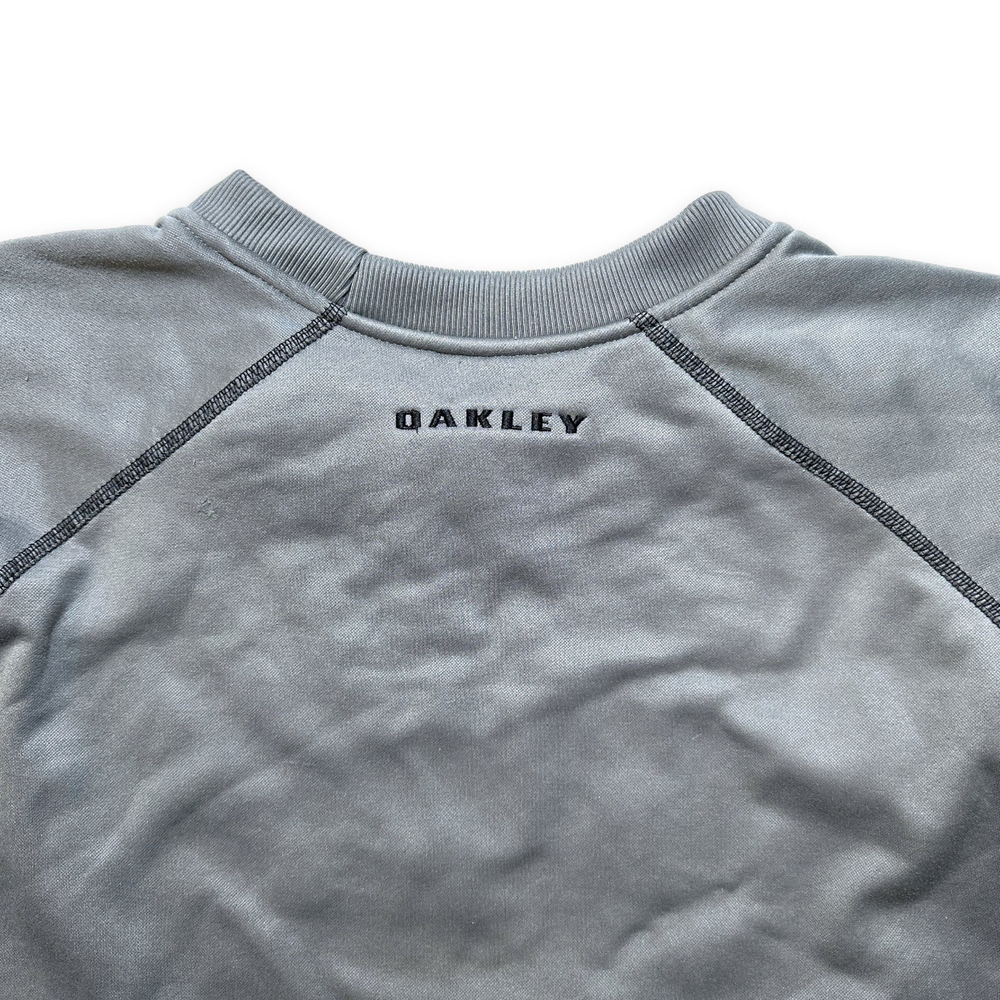 Oakley Grey/Black Panelled Crewneck - Extra Large / Extra Extra Large