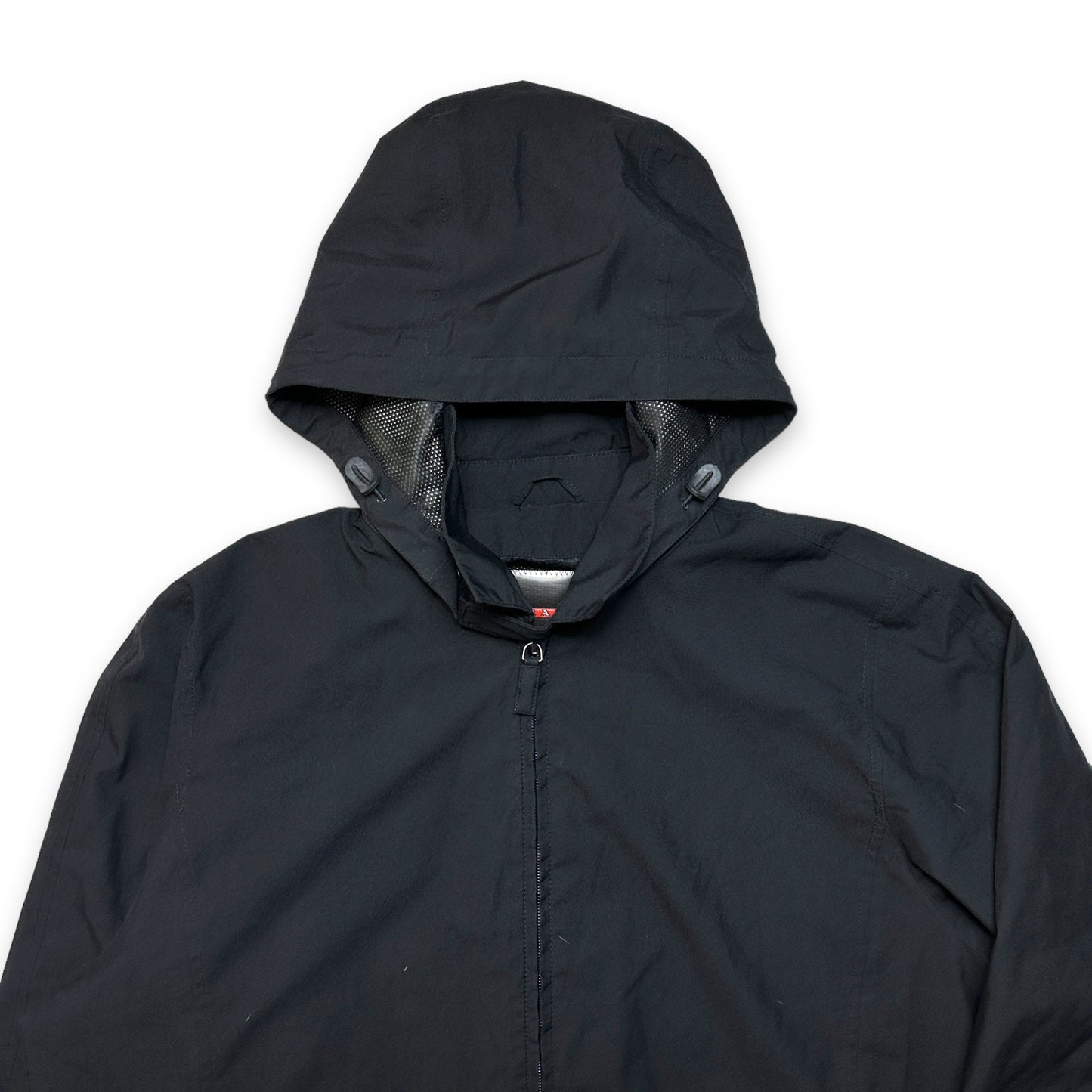 Early 2000's Prada Sport Black Hooded Jacket - Extra Large