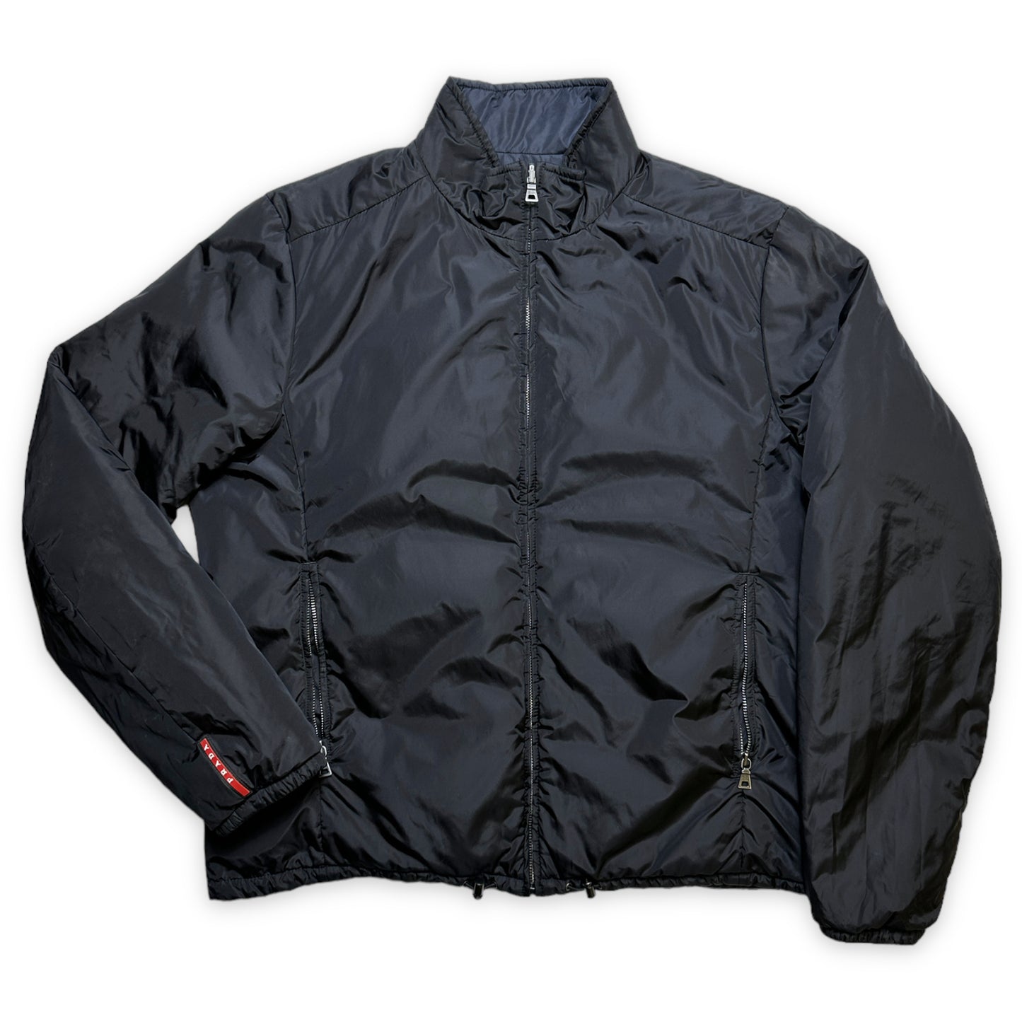 Prada Linea Rossa Veste matelassée réversible minuit marine/noir - Grand / Extra Large