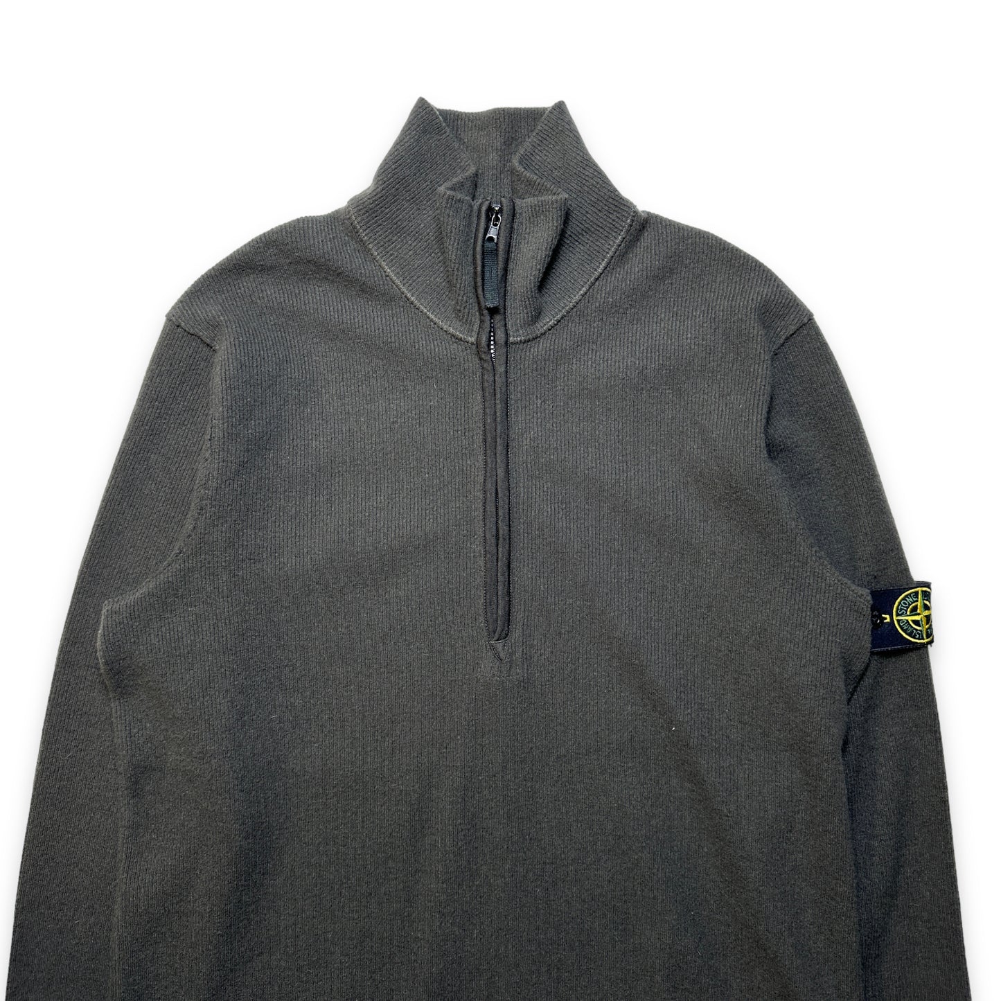 AW01' Stone Island クォーター ジップ プルオーバー - L/特大