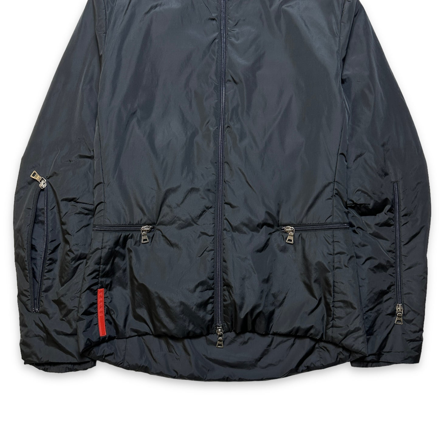 SS99' Prada Sport 2in1 Veste/Sac Noir - Femmes 6-8