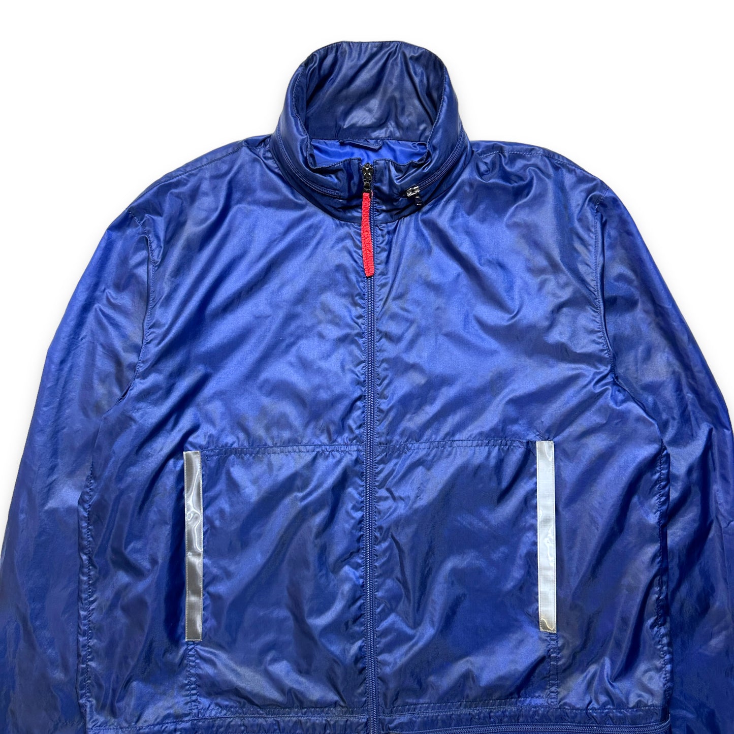 SS99' Prada Royal Blue Hooded Jacket - Medium / Large