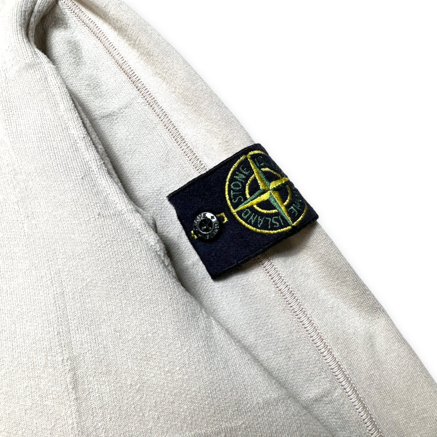 Stone Island Grid Pattern Crewneck - Extra Large