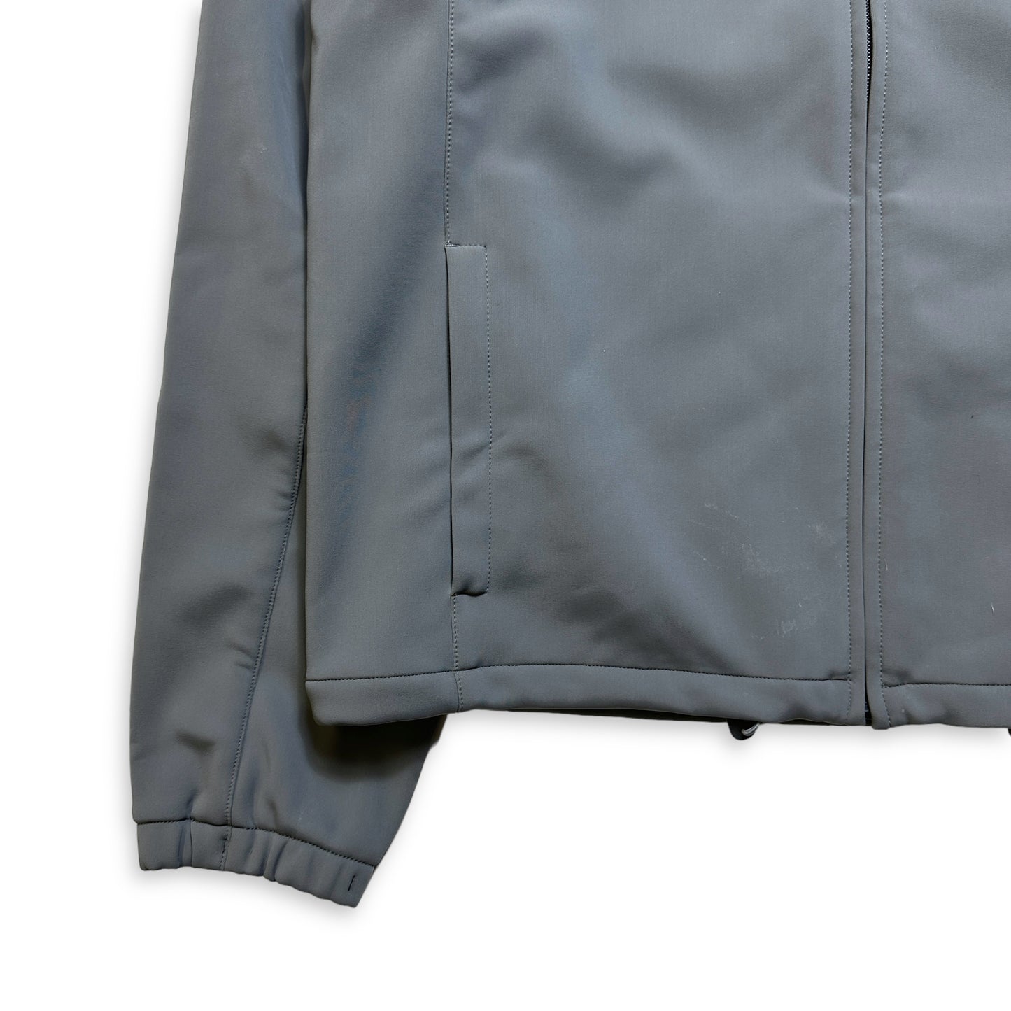 Prada Luna Rossa 2013 Veste Rembourrée Gris Ardoise - Extra Large