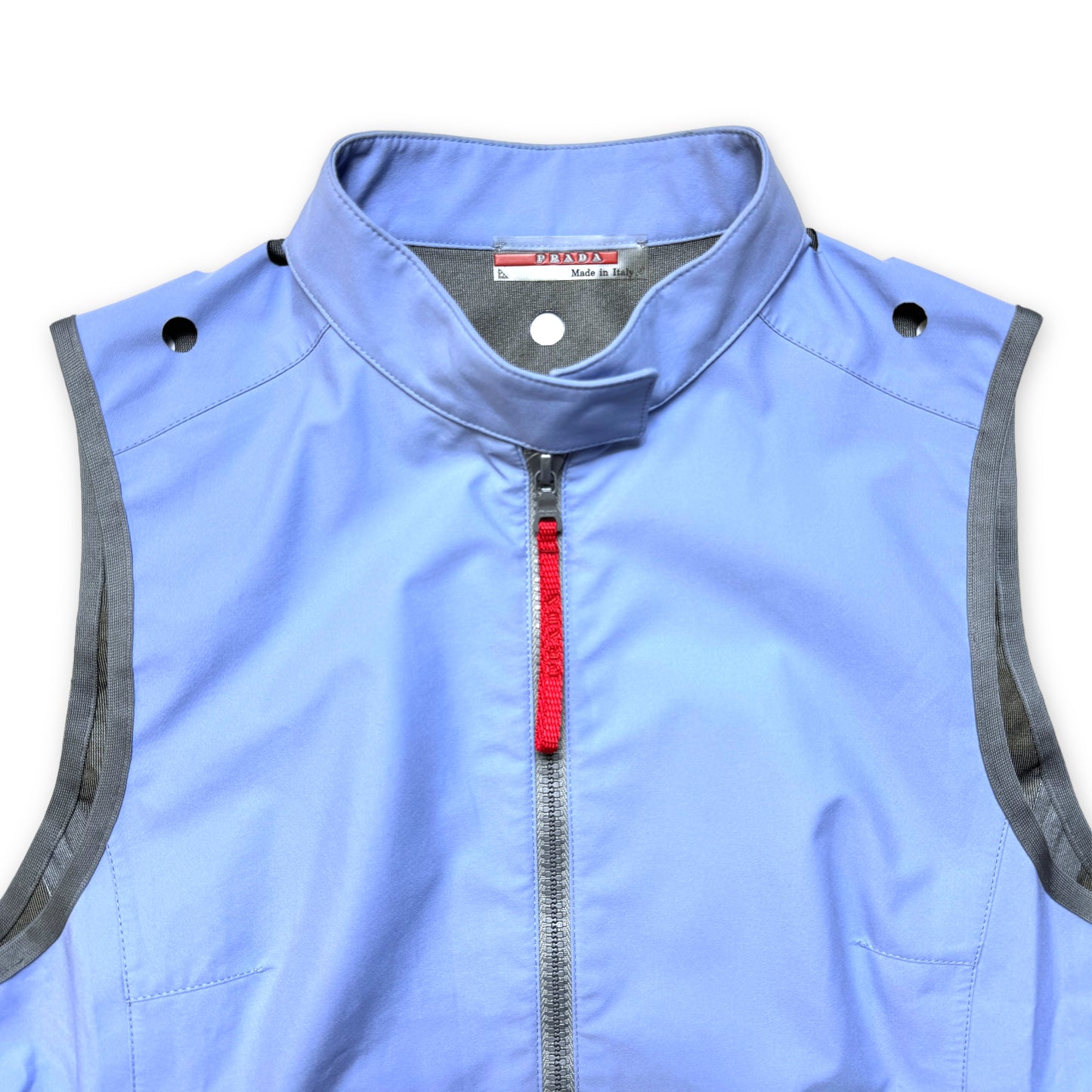 SS00' Prada Sport Baby Blue Perforated Vest