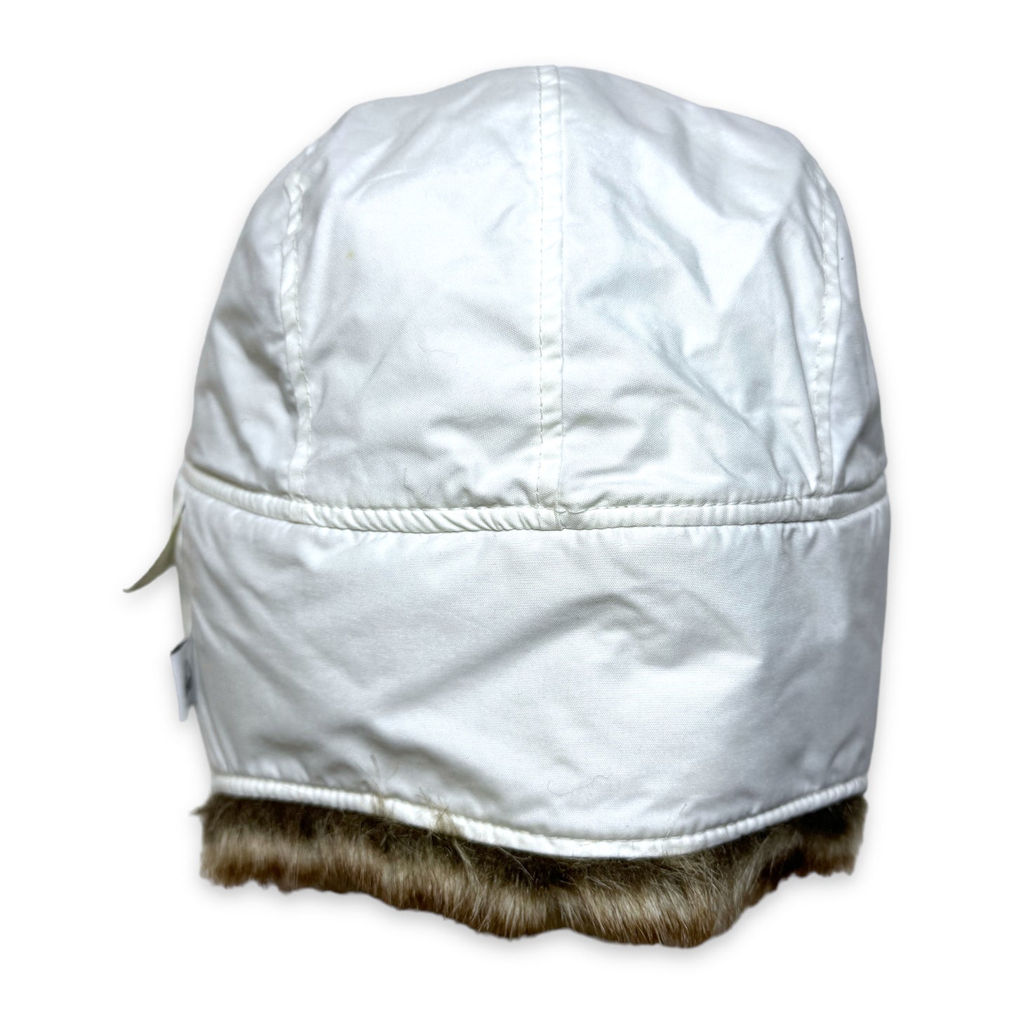 Nike ACG - Chapeau de vol en fausse fourrure blanc