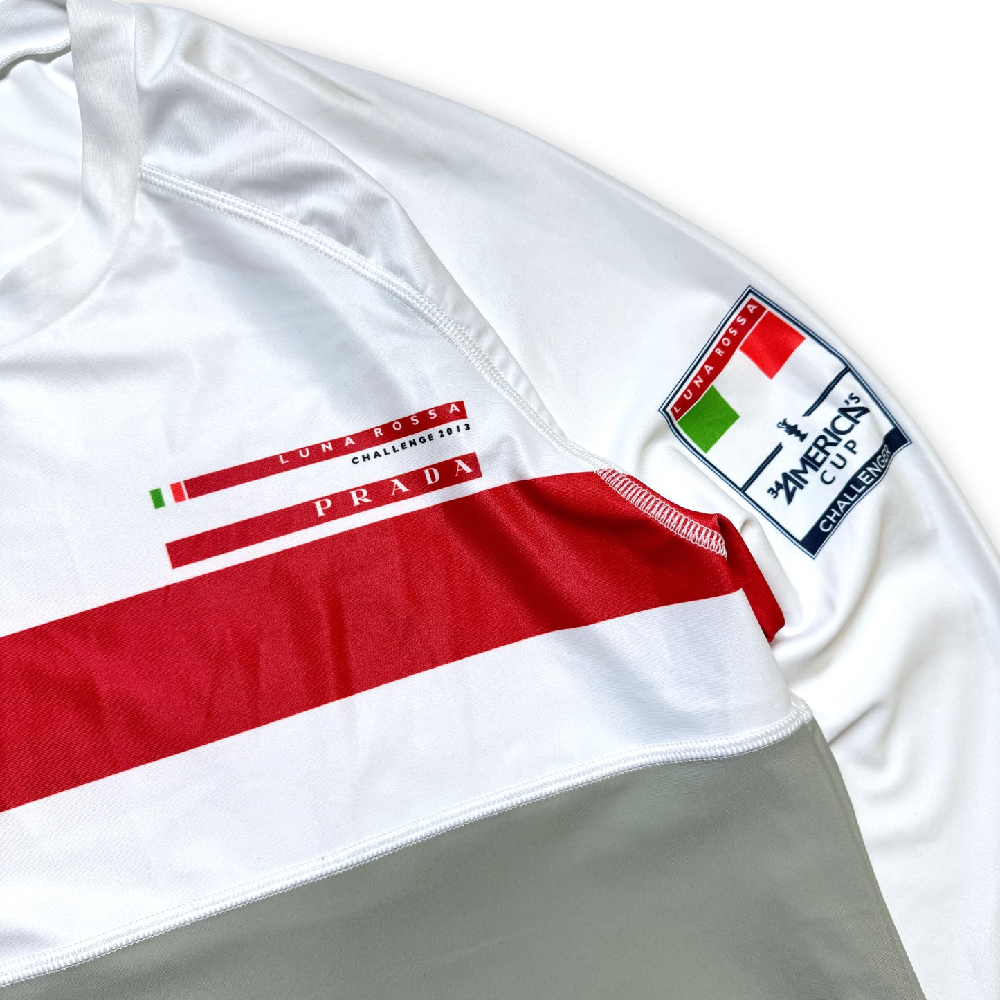 2013 Prada Luna Rossa Longsleeve Scuba Crew - Medium / Large