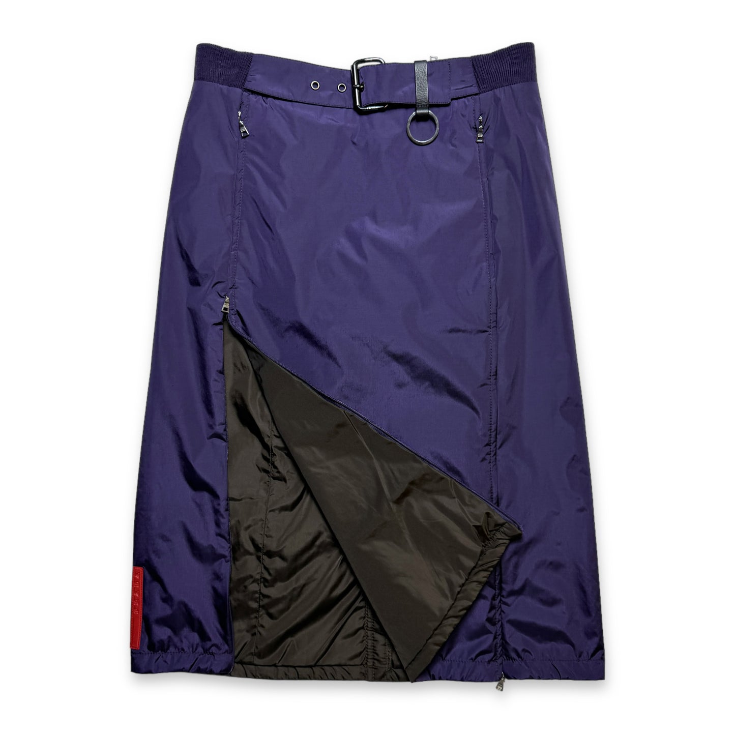 Jupe en nylon violet minuit Prada Sport - WMNS 6-8