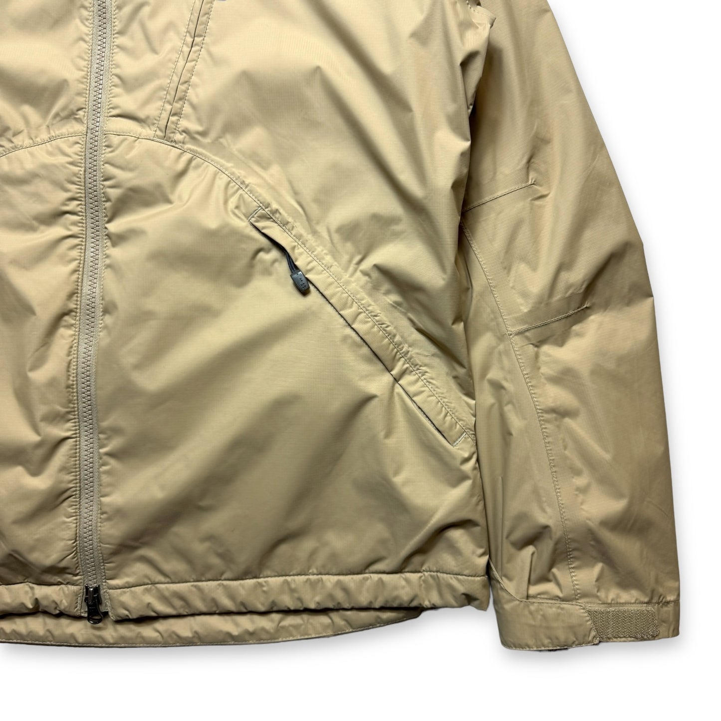 Early 2000's Nike ACG 2in1 Beige/Fluorescent Pink Tri-Pocket Jacket - Small / Medium