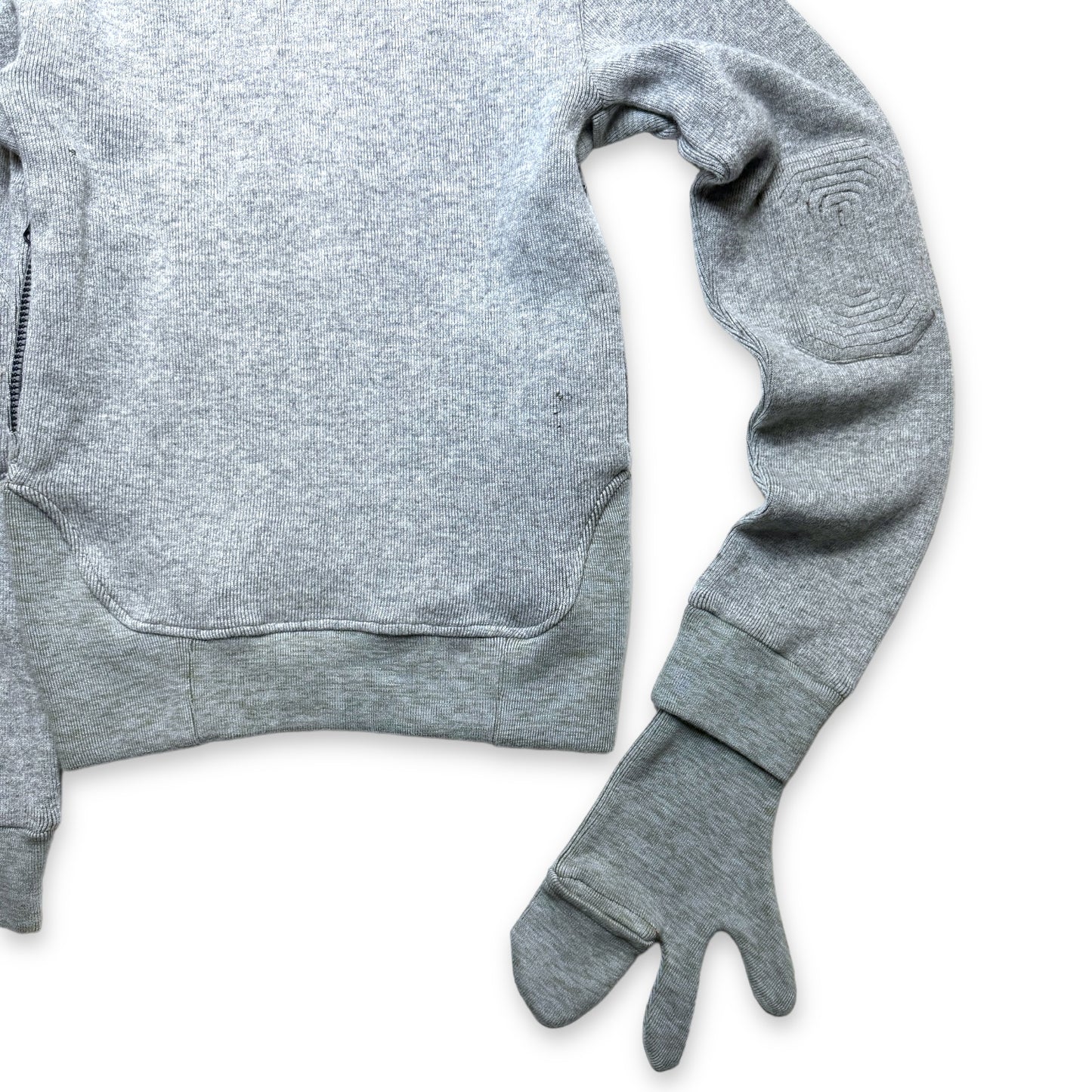 1990's Maharishi Roll Neck Knitted Pullover w/Built-In Removable Glove