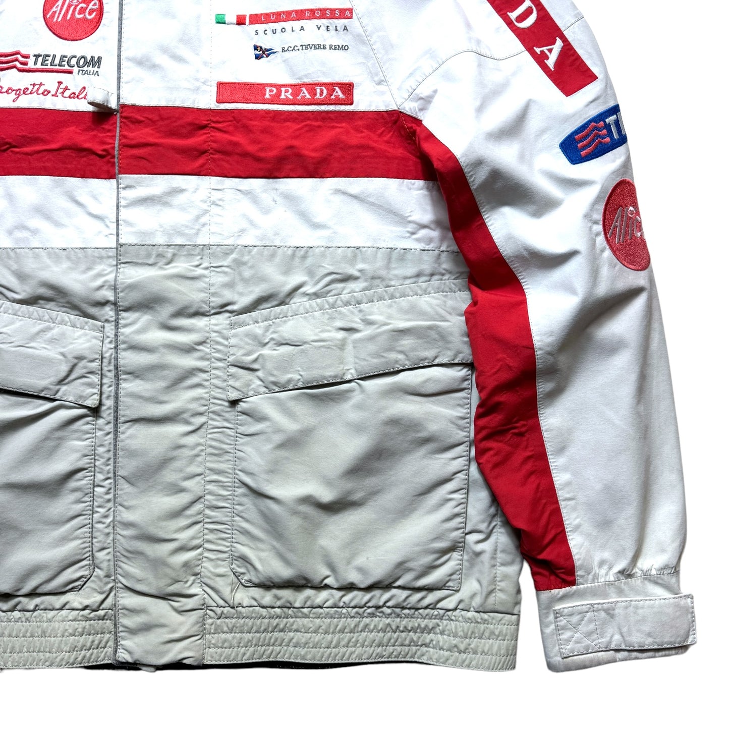 2003 Prada Luna Rossa Challenge Hooded Racing Jacket - Small