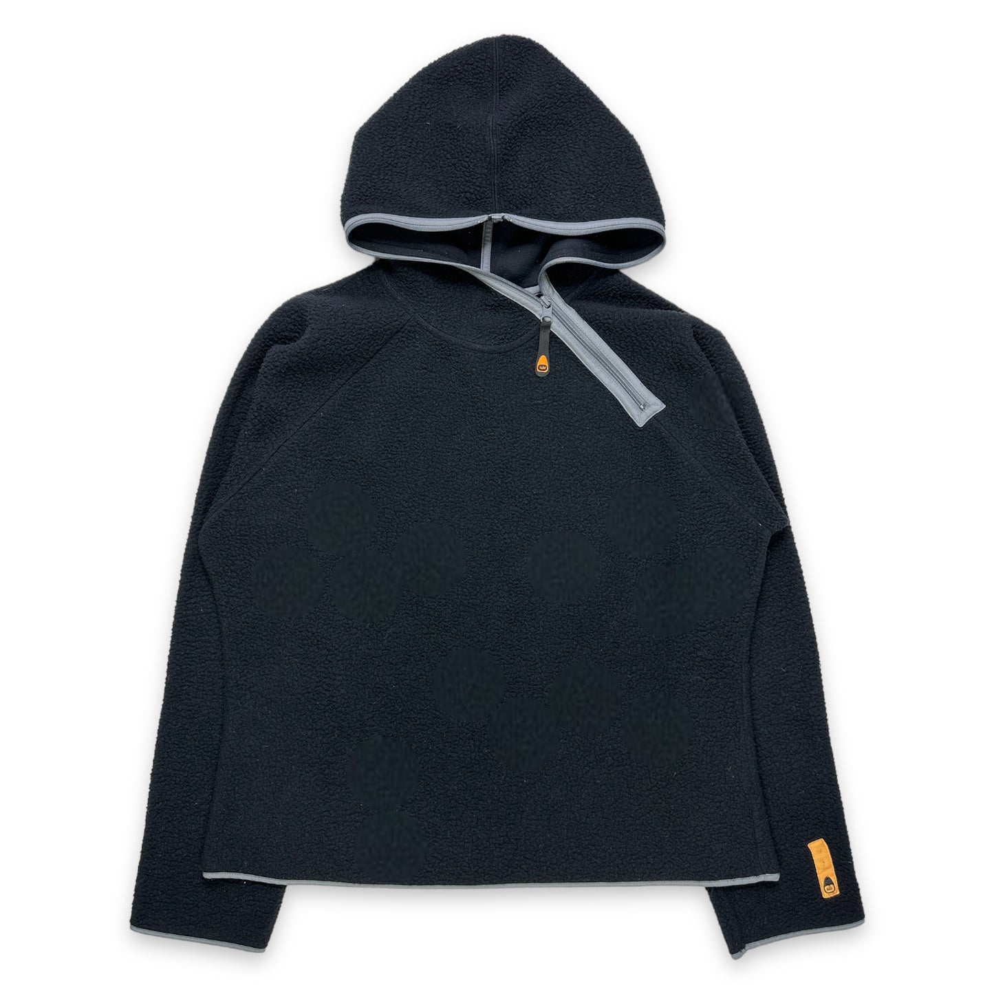 Nike Black Asymmetric Zip Fleece Pullover - Small
