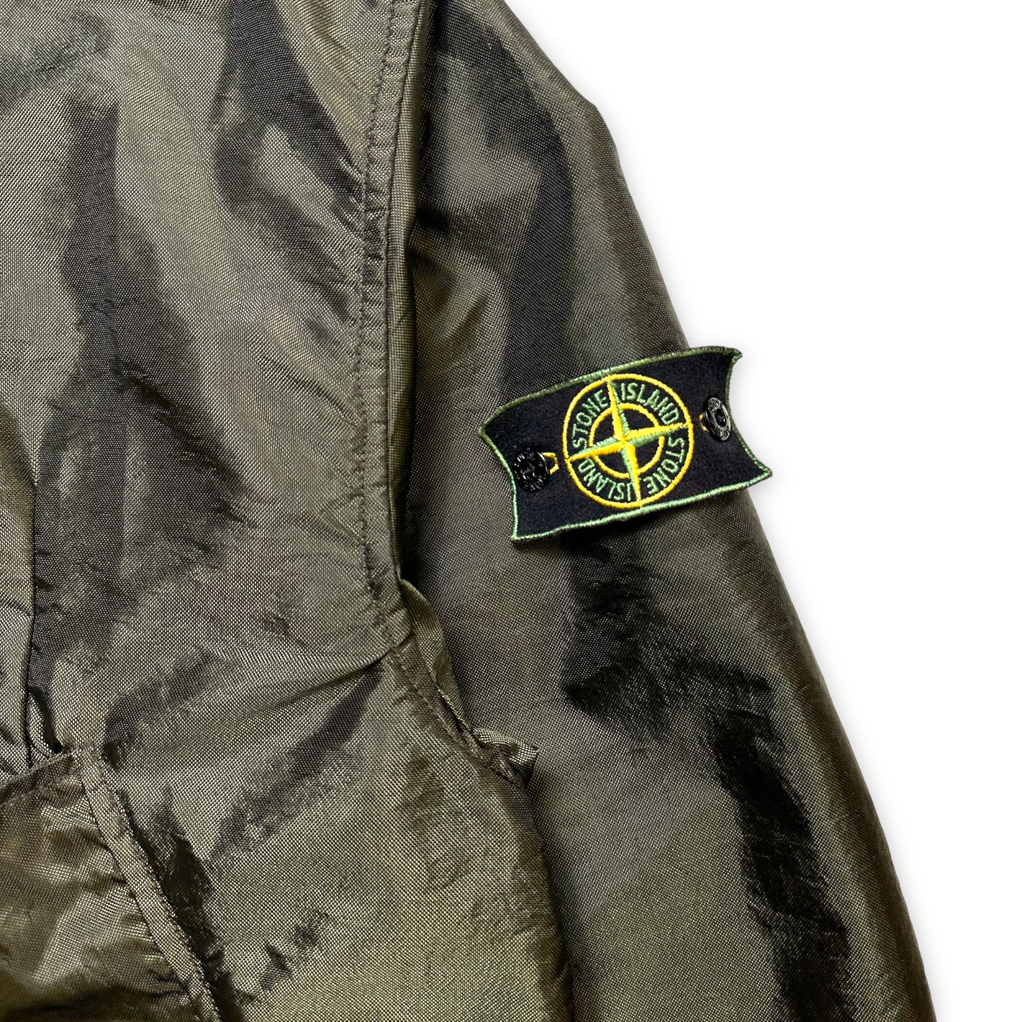 Late 1990's Stone Island Forest Green Formula Steel Jacket - Extra Large / Extra Extra Large