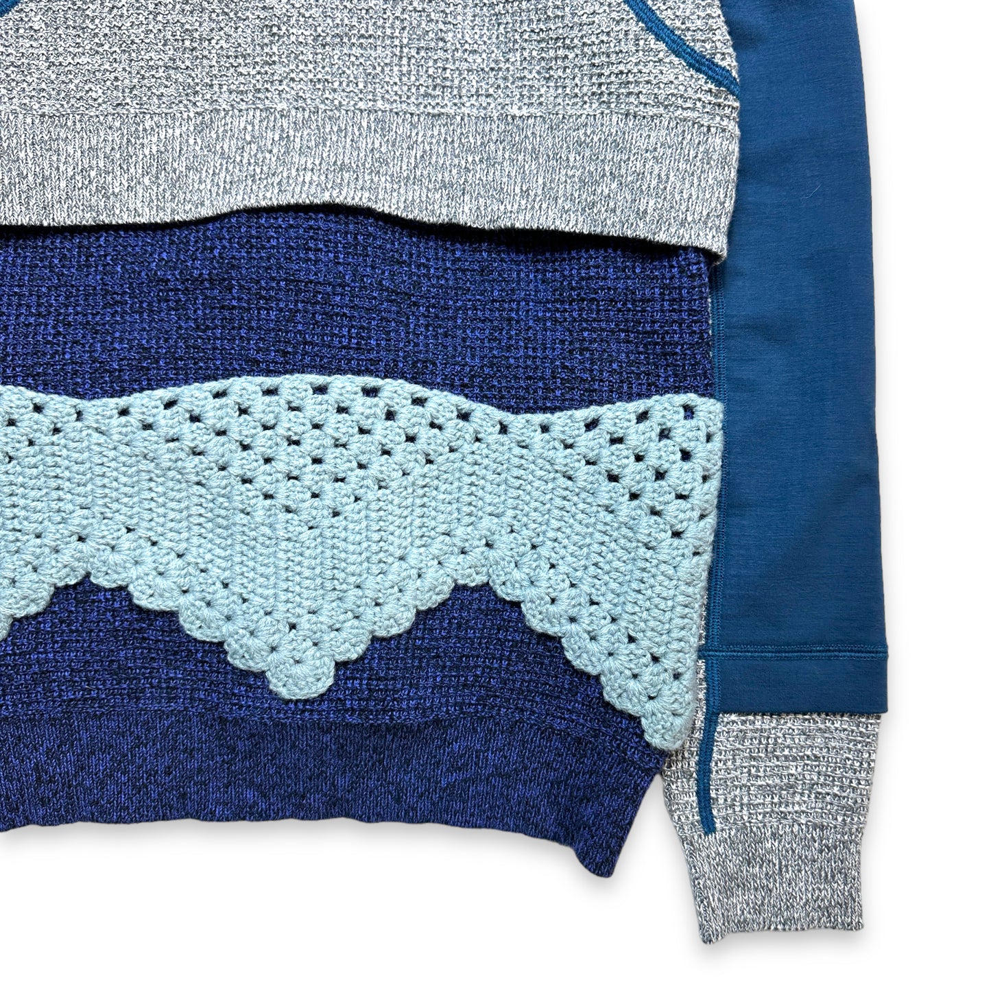 Craig Green Panelled Crochet Jumper - Small