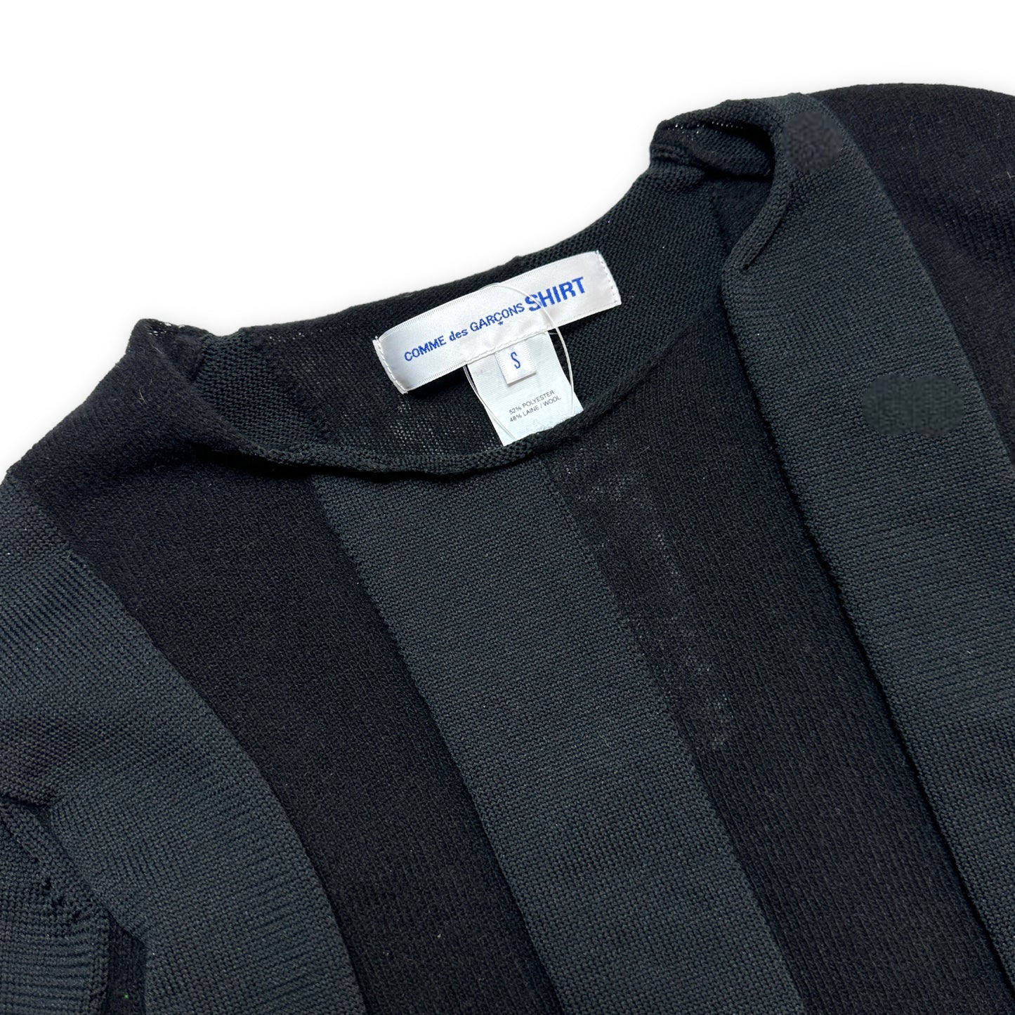 Comme Des Garcons SHIRT Feather Weight Striped Knit Sweater - Small