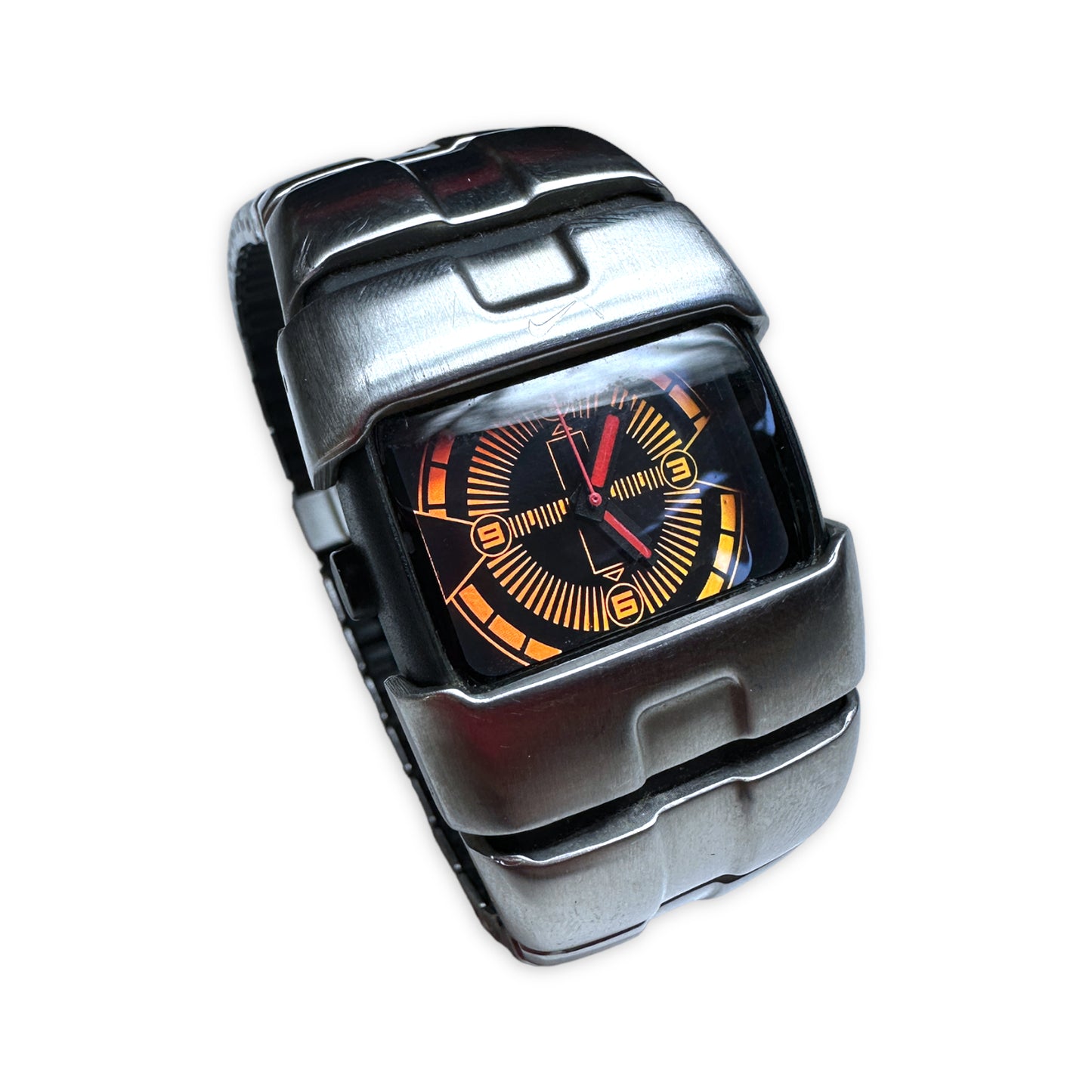 Early 2000's Nike D-Line Stainless-Steel Analog Watch
