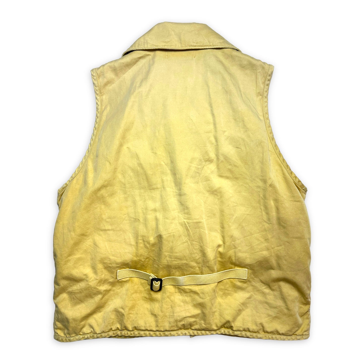 SS95' Gilet multi-poches jaune nid d'abeille Stone Island - Petit