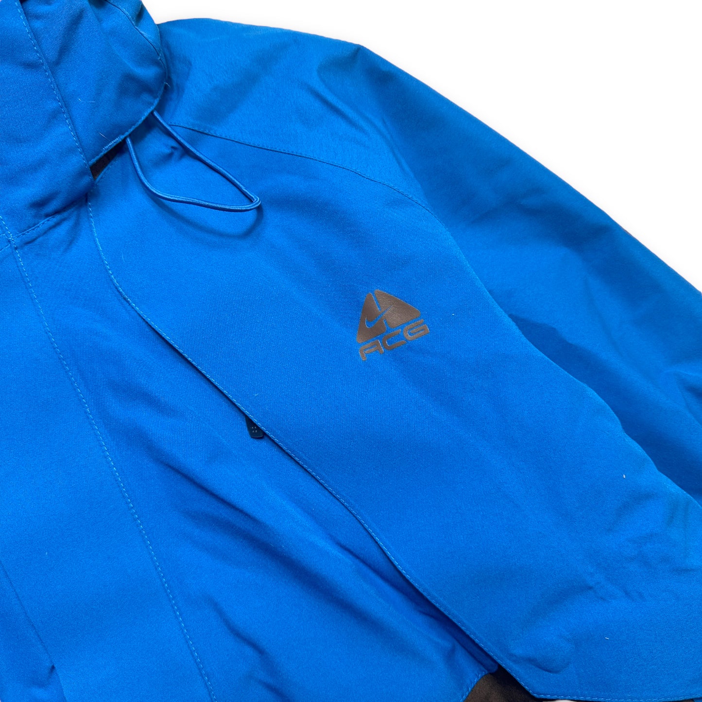 2006 Nike ACG Royal Blue/Brown Gore-Tex Padded Jacket - Medium