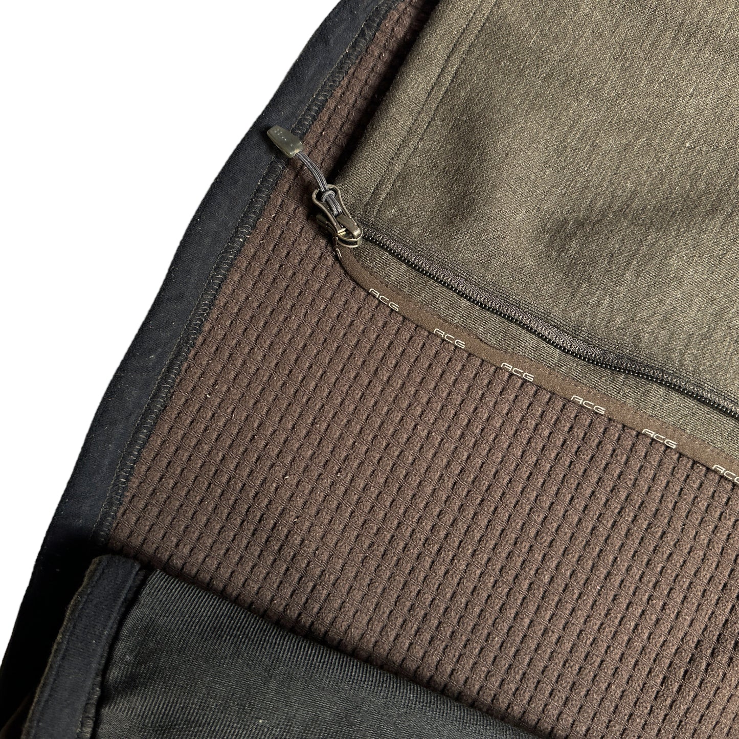 Veste de survêtement à empiècements marron Nike ACG - Moyen