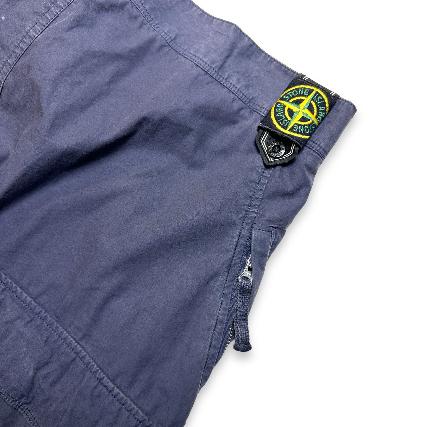 Short articulé Stone Island Angular Zip du début des années 2000 - Taille 32"