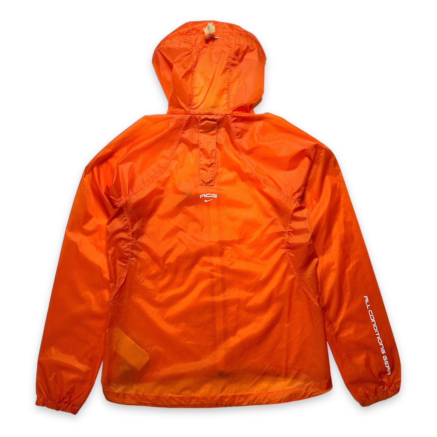 Nike ACG Bright Orange Semi-Transparent Jacket - Extra Small / Small