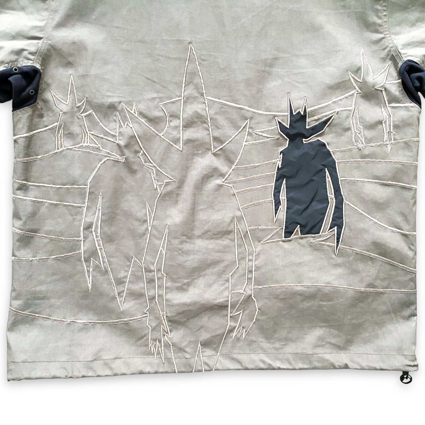 AW00 ' Maharishi x Futura 3M 反射 'Pointman' クォーター ジップ スモック - L