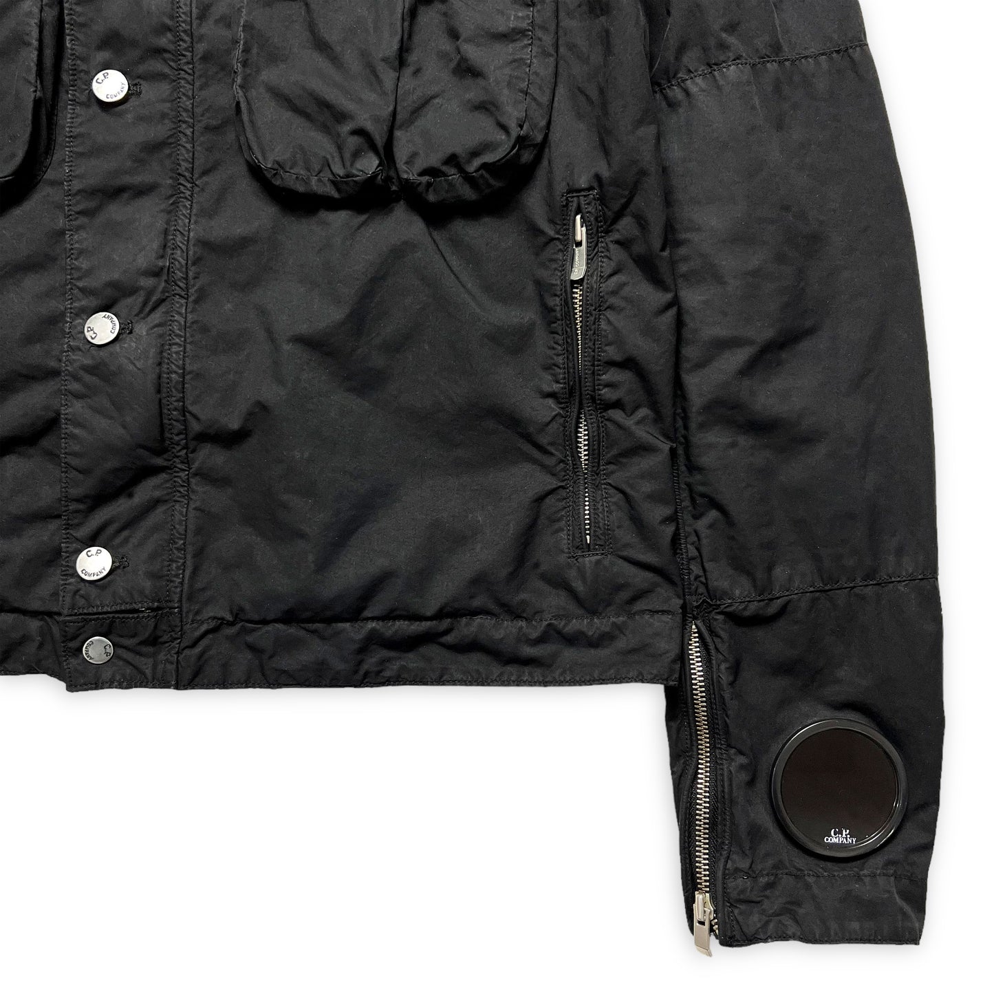 CP Company Baruffaldi Veste technique à capuche noire SS08' - Petit